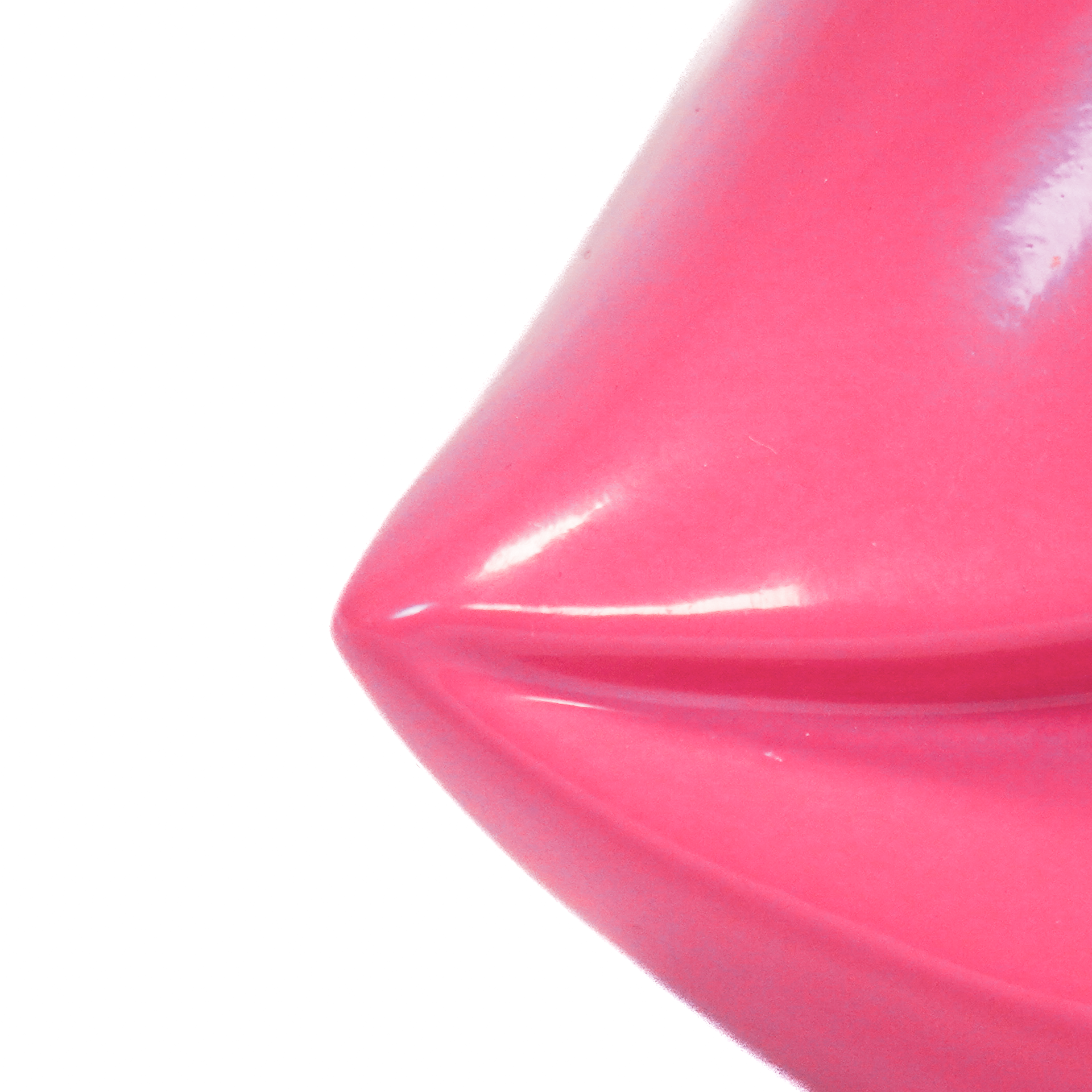 Pot - Lip - Keramiek - Neon Roze - 21x19x11cm