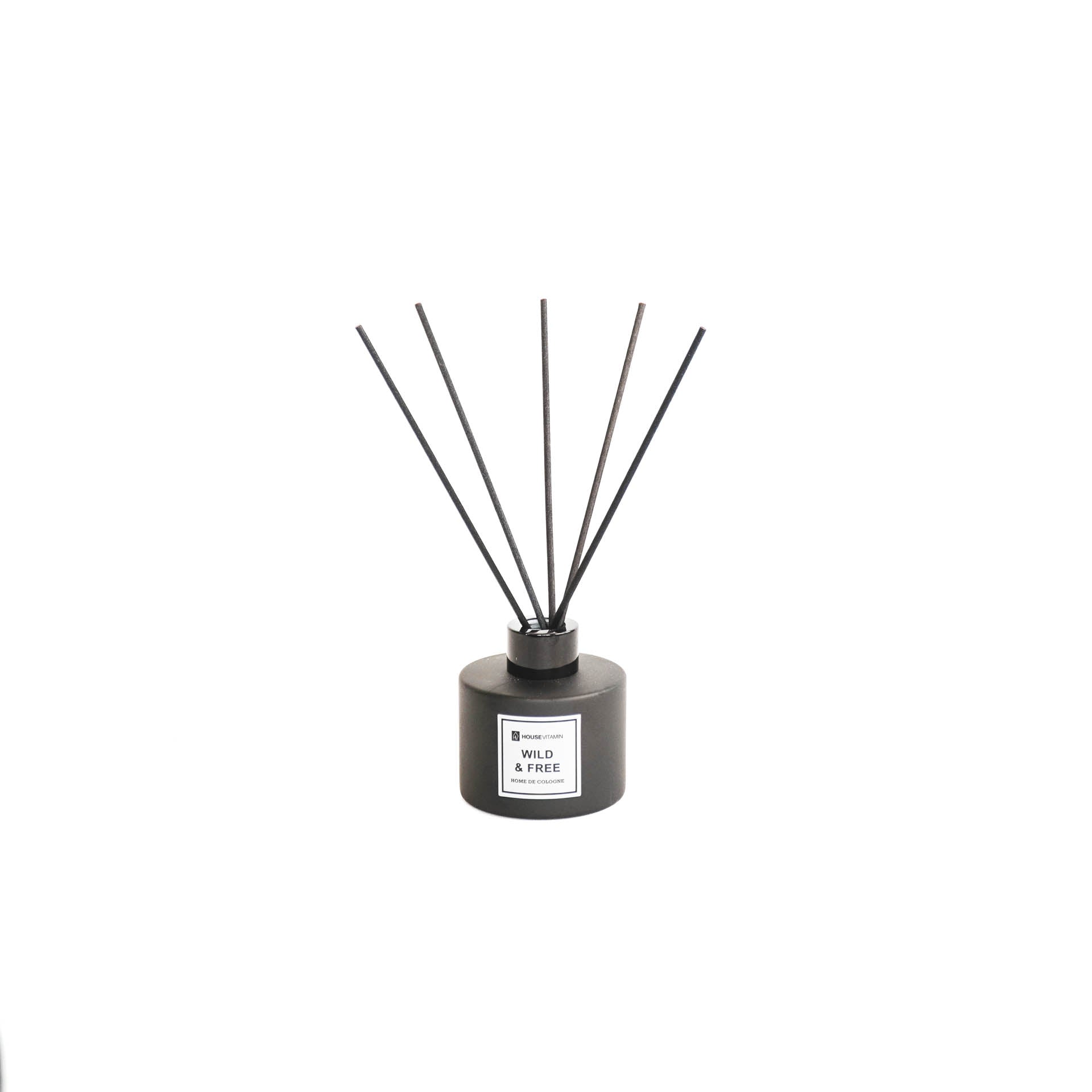 Geurstokjes - 100 ml - Wild and free - 7 x 7 x 14 cm