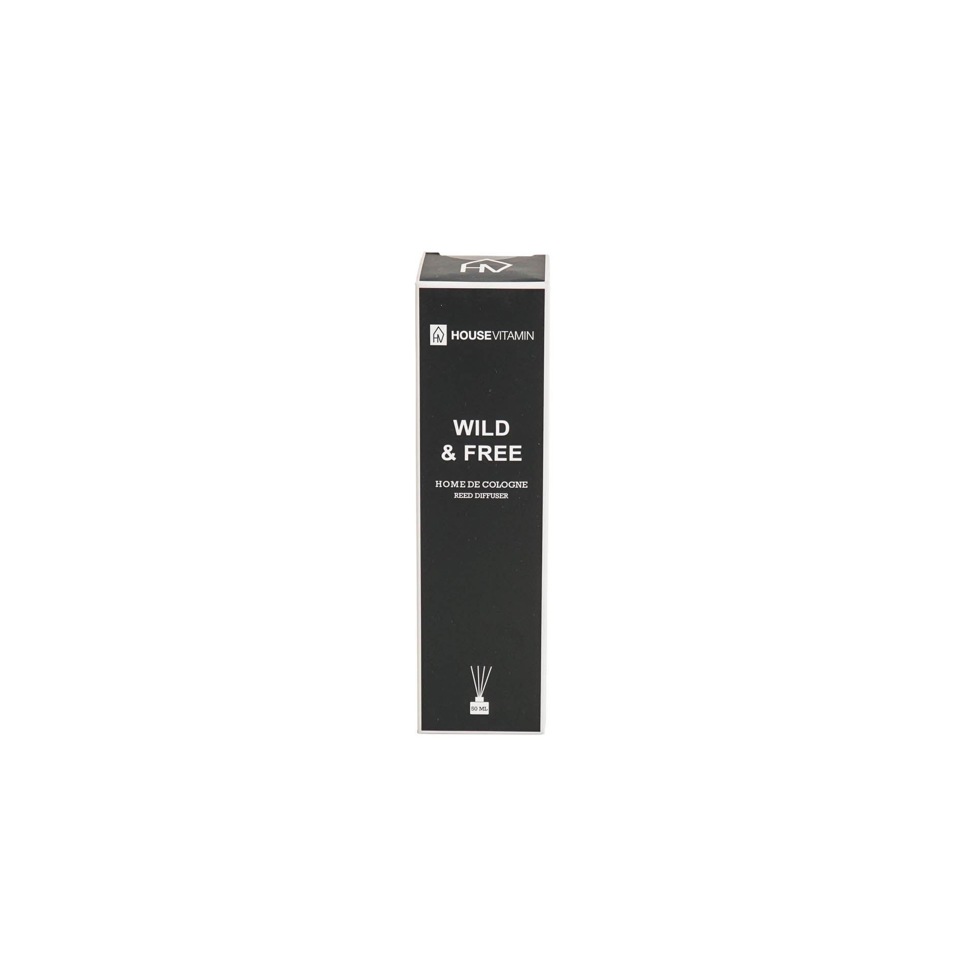 Geurstokjes - 50 ml - Wild and free - 6x6x20cm