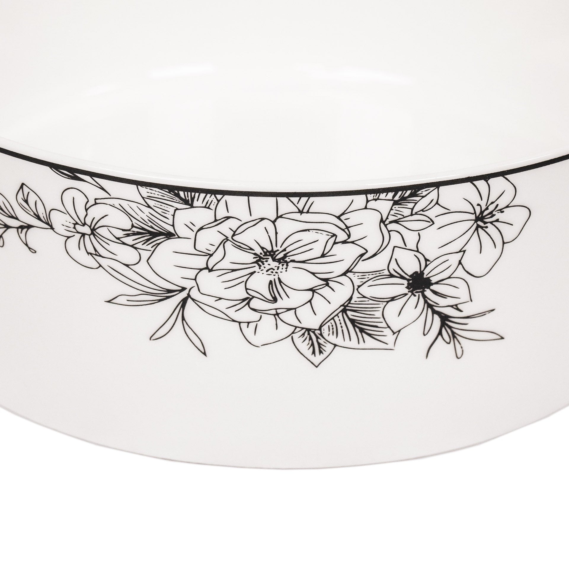 Schaal - Les Fleurs - Newbone China - 17,5x17,5x6,5cm