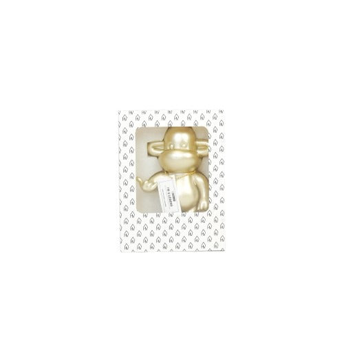 Ornament - Hang loose Aap Beeld 'The Legend' - Polyresin - Goud - 11x7x19cm