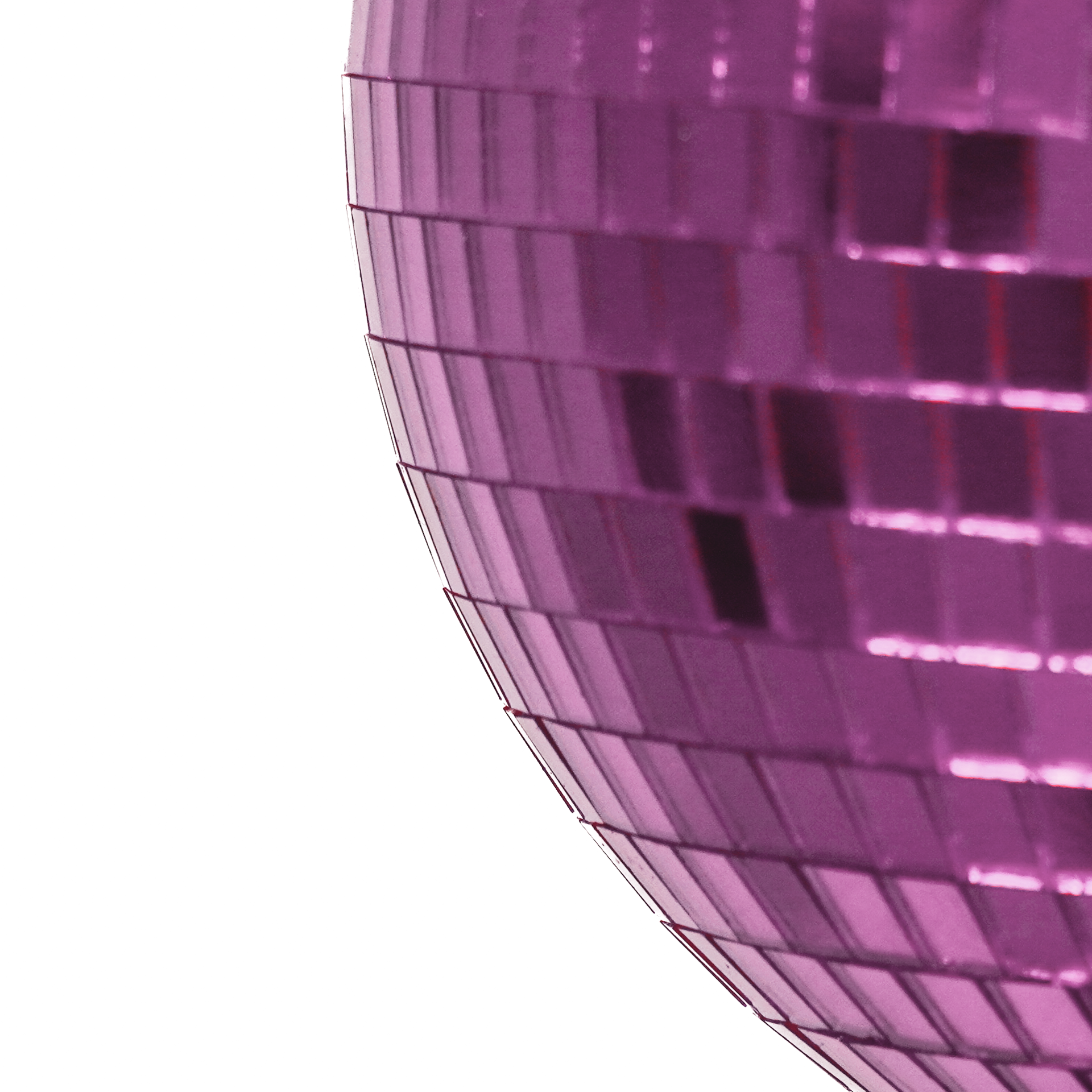 Kerstversiering - Kersthanger - Discobal - Foam - Roze - 20x20x20cm