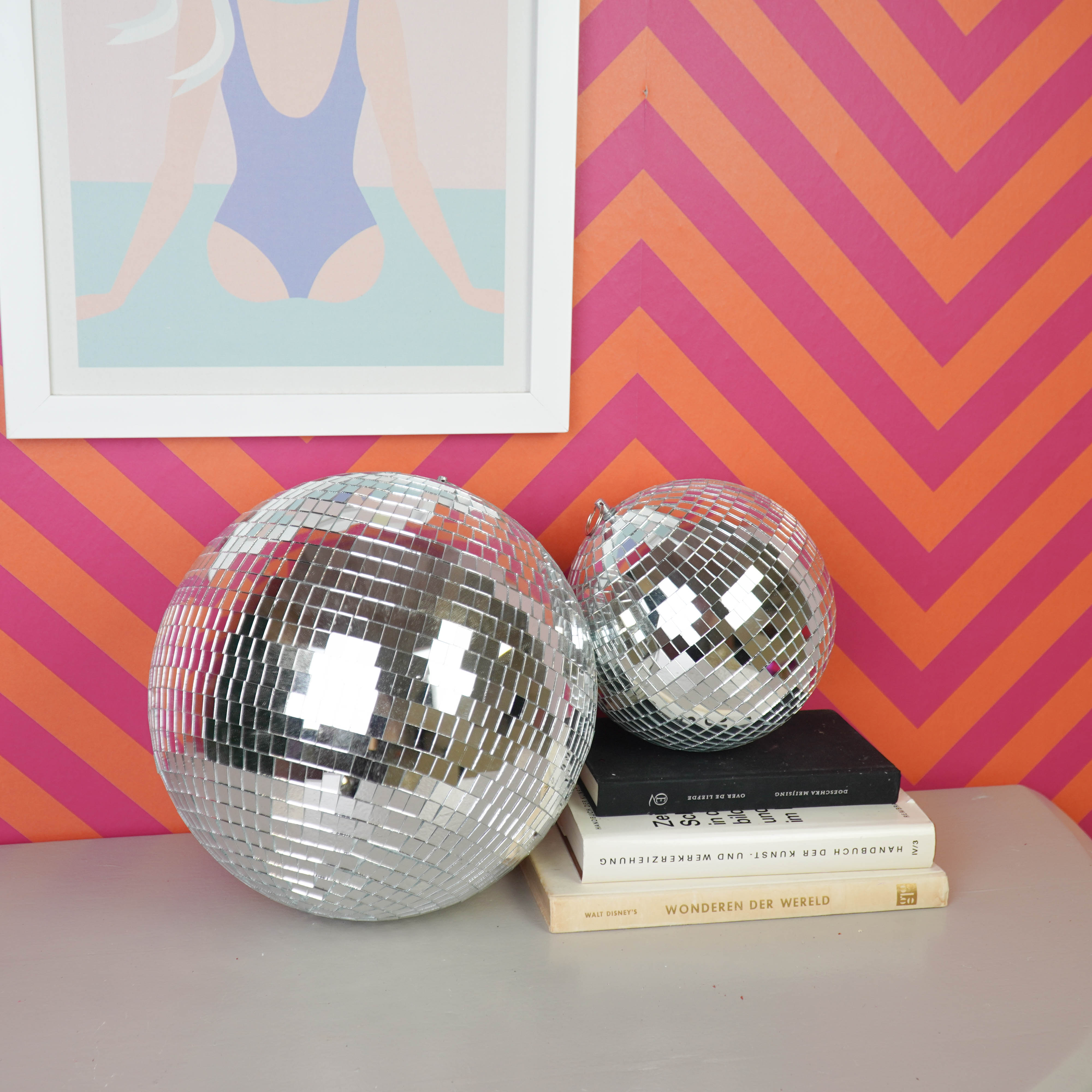Kerstversiering - Kersthanger - Discobal - Foam - Zilver - 20x20x20cm