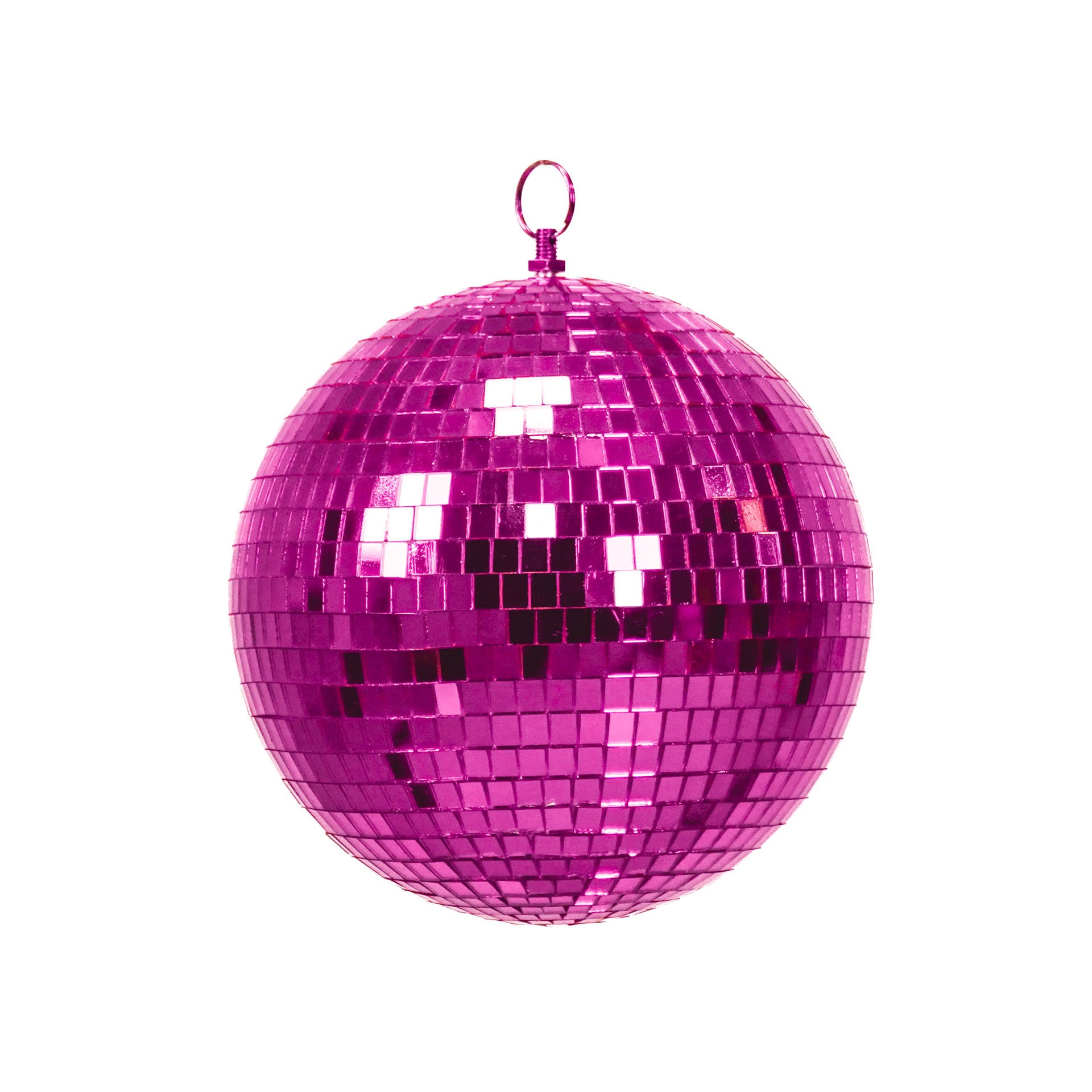 Kerstversiering - Kersthanger - Discobal - Foam - Roze - 30x30x30cm