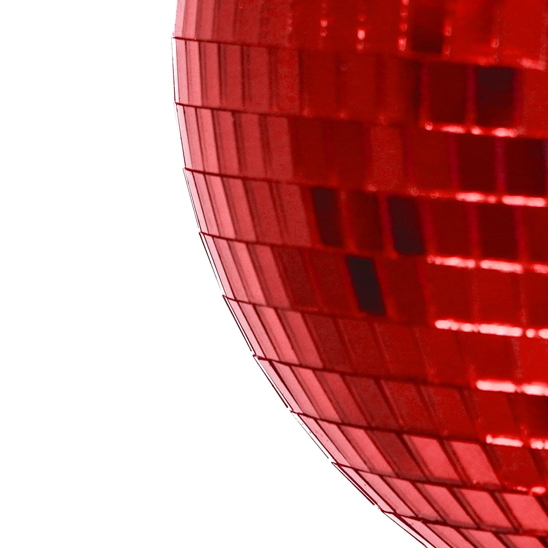 Kerstversiering - Kersthanger - Discobal - Foam - Rood - 25x25x25cm