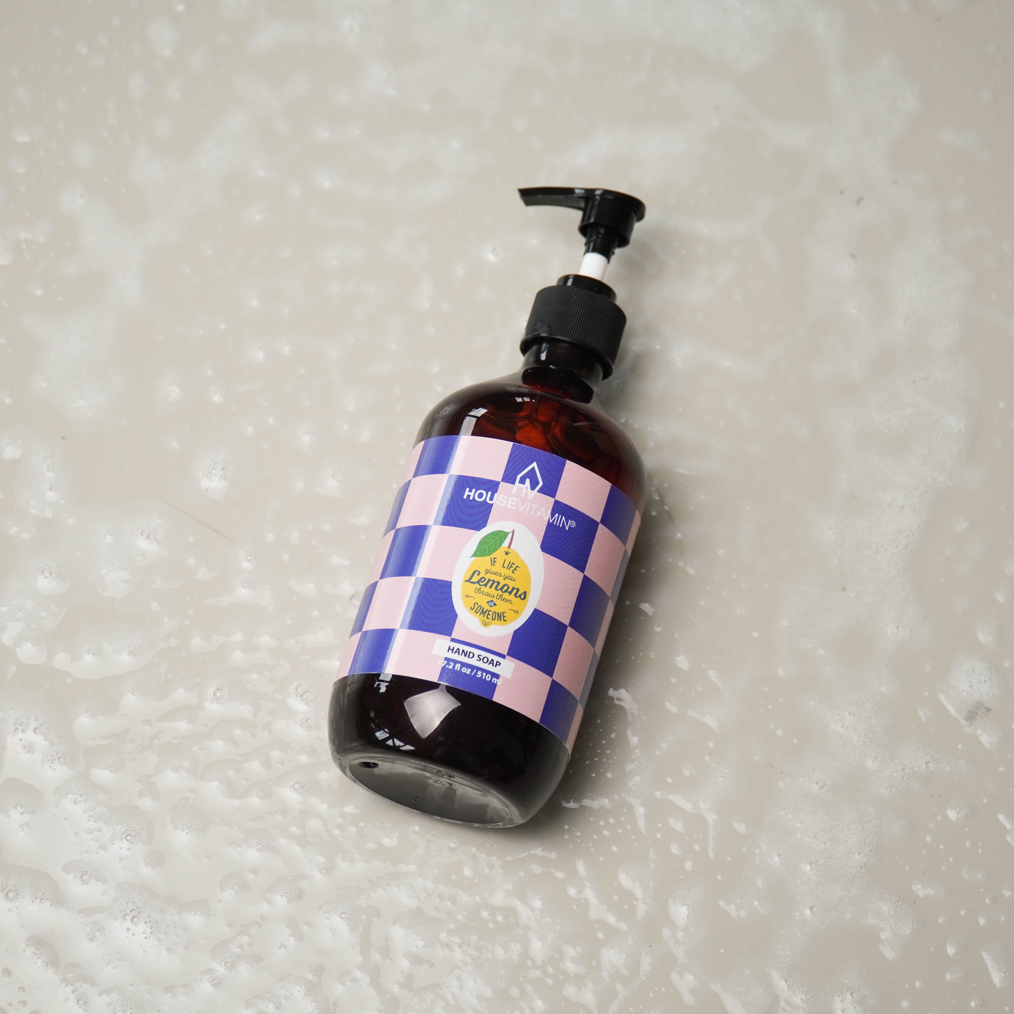 Handzeep - Vegan Handzeep Fles - Citroen / Bergamot / Basilicum - 500ml