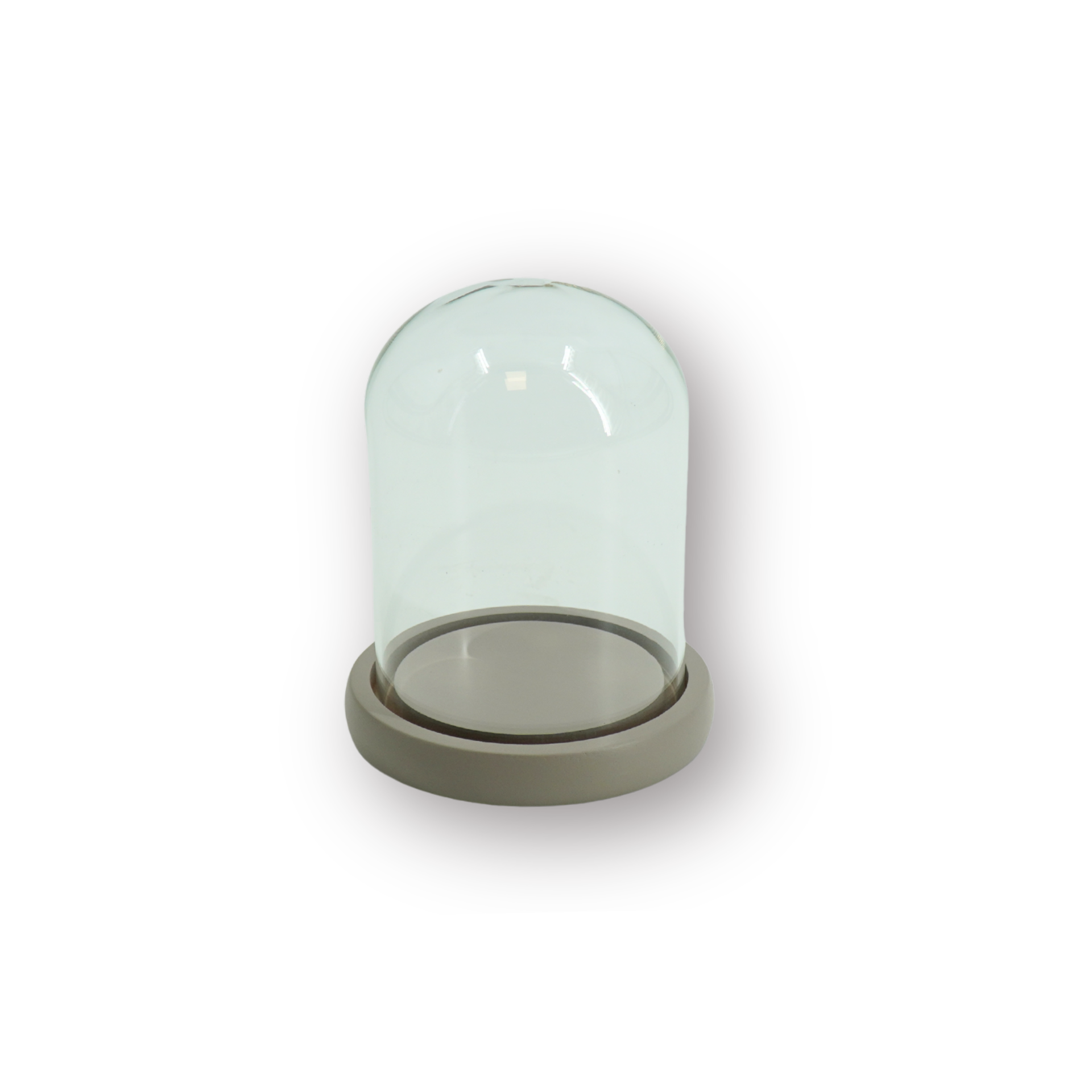 Stolp - Glas/Hout - Zand - 11x11x15 cm