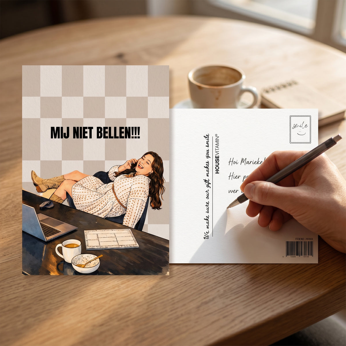 Ansichtkaart - Mij niet bellen - Paper - Set of 5 - A6