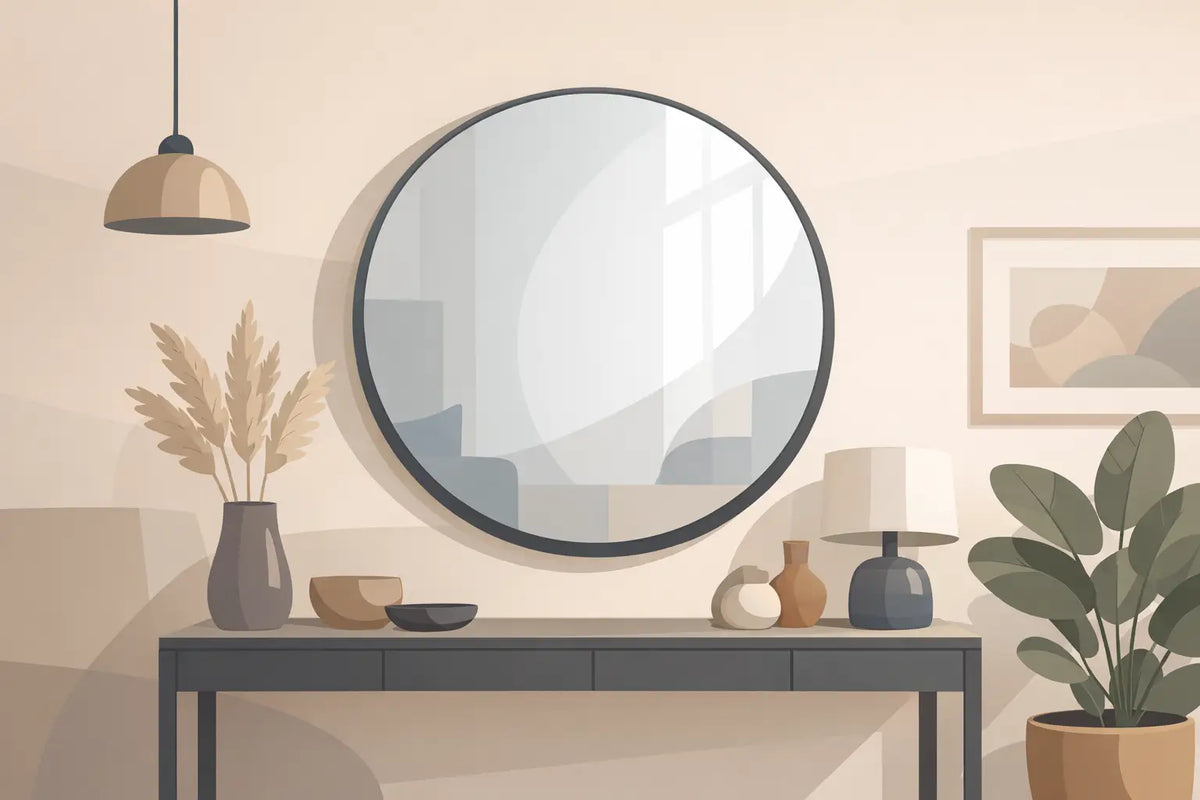 Wanneer kies je een ronde spiegel voor je interieur?