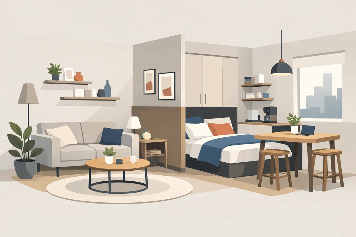 Kleinmeubels voor studio appartement kiezen