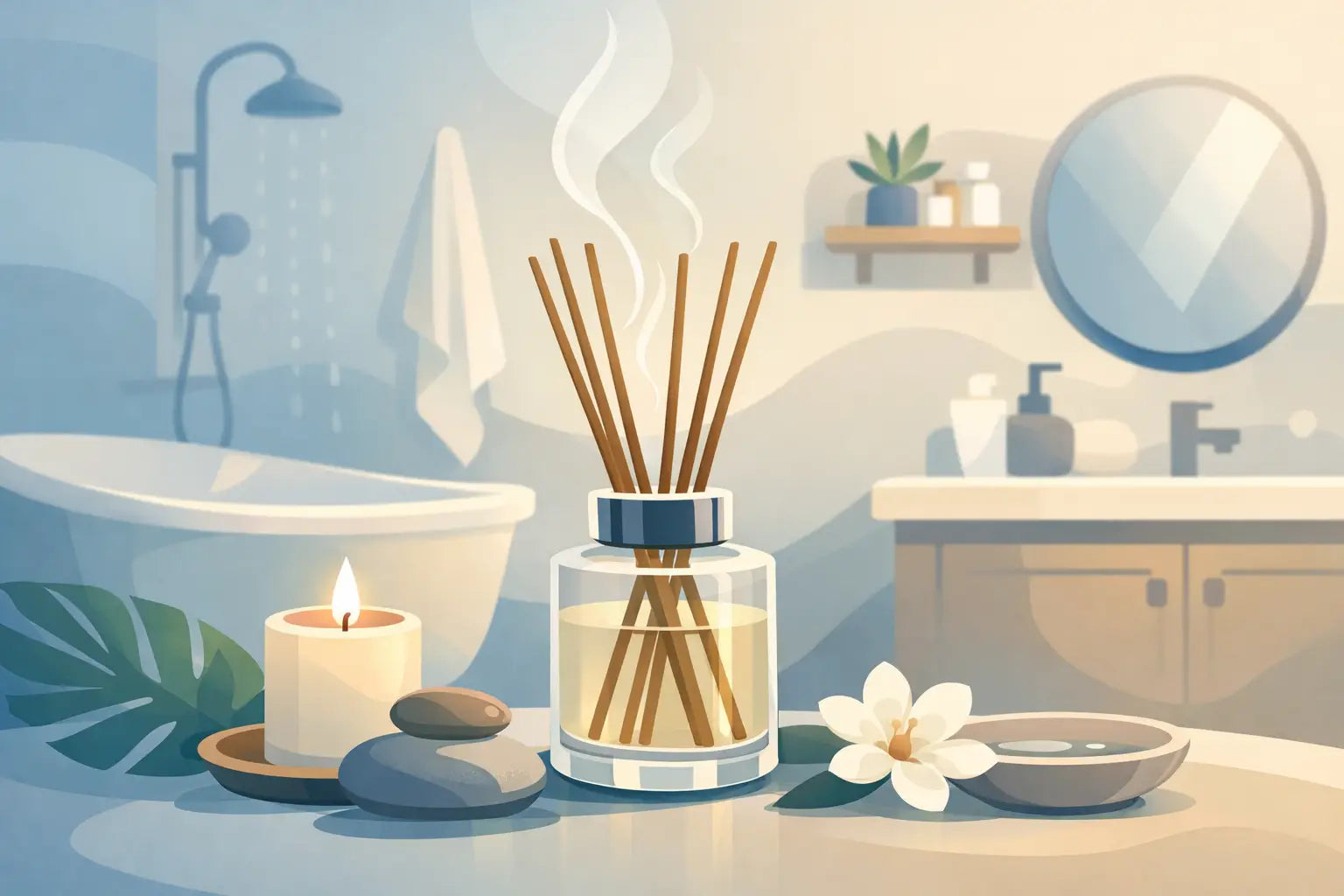 Beste geurstokjes voor badkamer kiezen