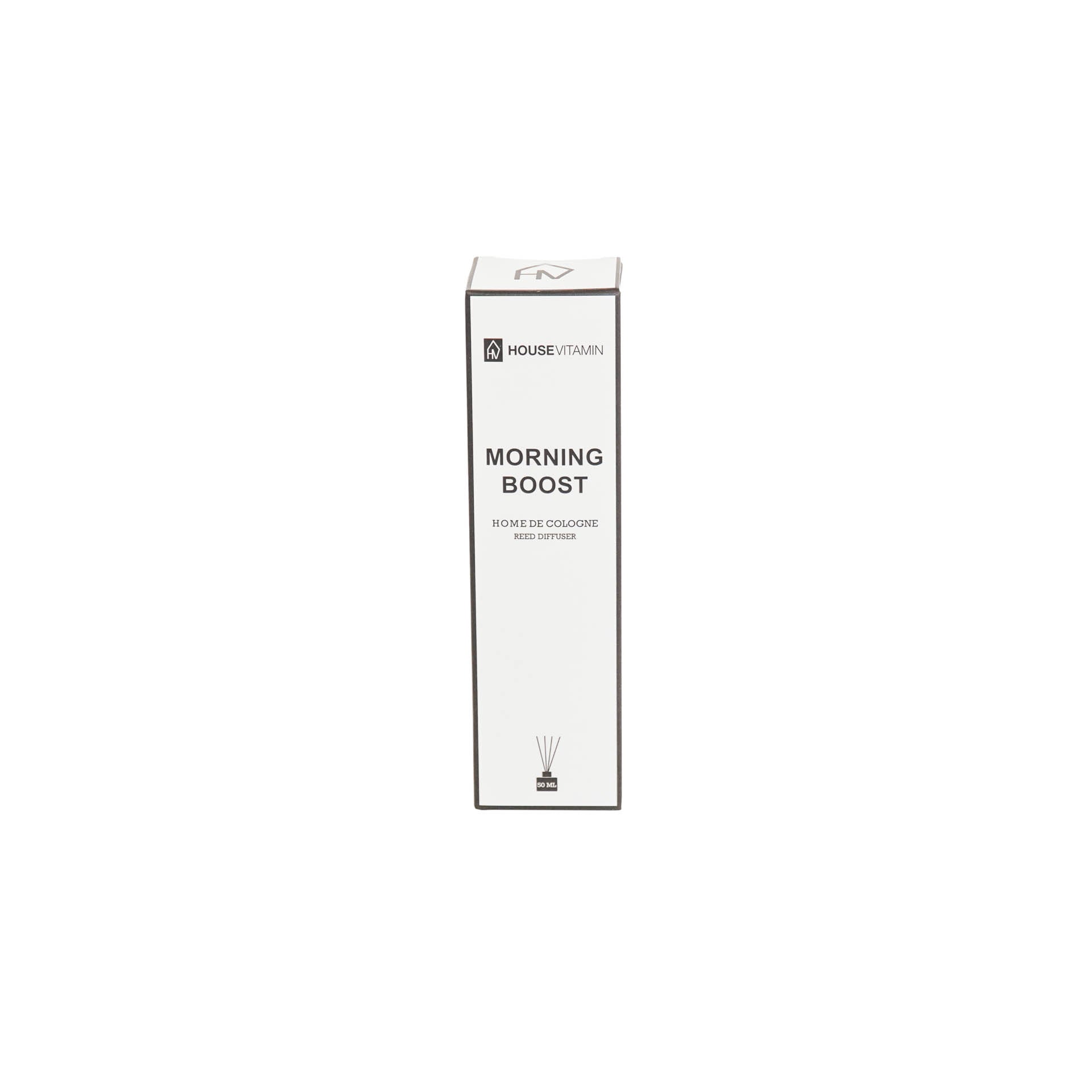 Geurstokjes - 50 ml - Morning Boost - 6x6x20cm