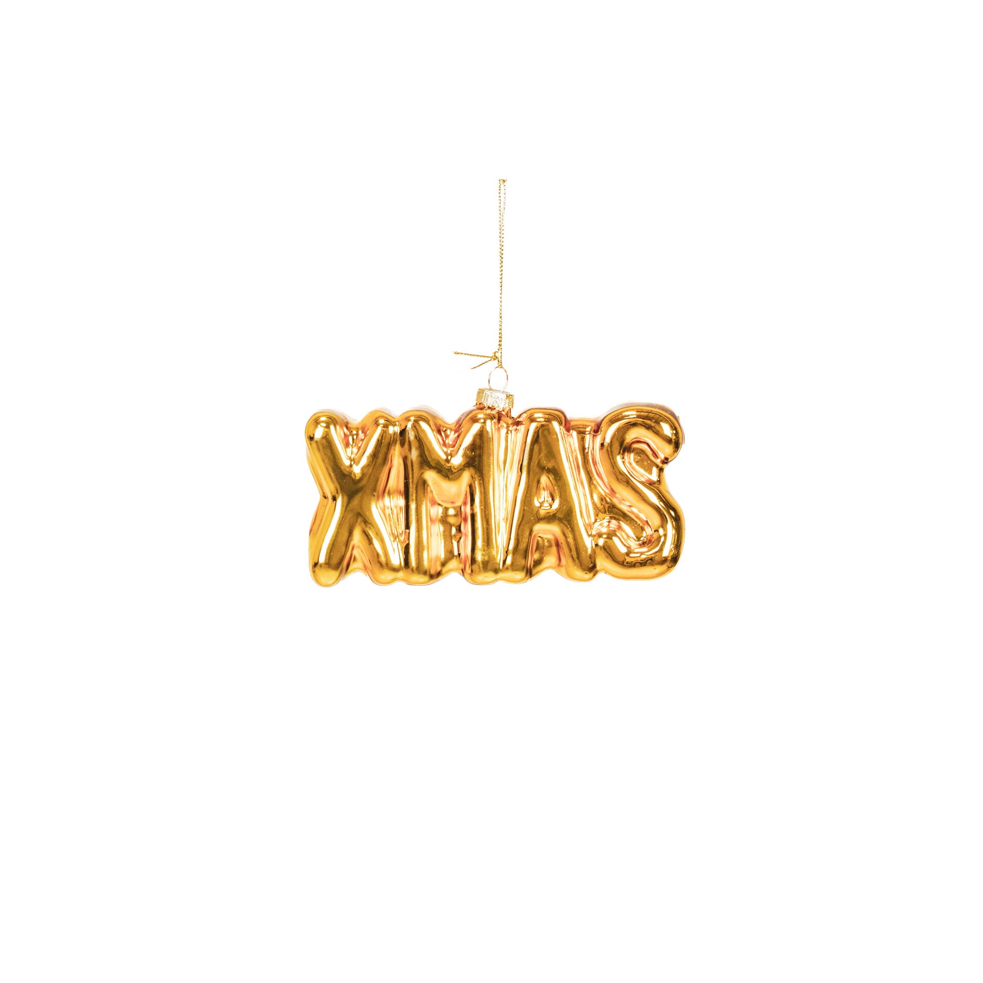 Kersthanger - XMAS Hanger - Glas - 14,5x3,5x7,5cm