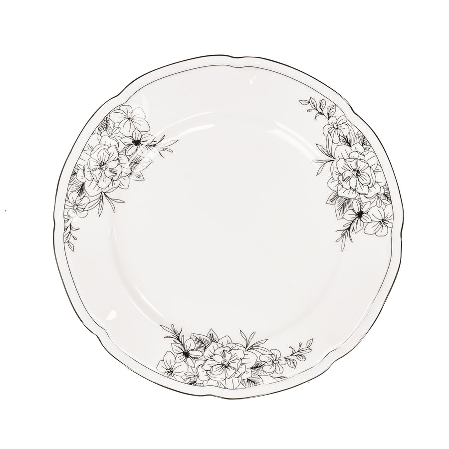 Dinerbord - Les Fleurs - New Bone China - Ø26cm