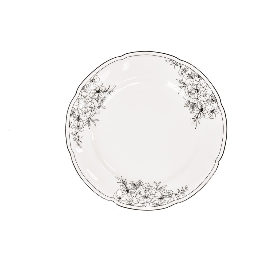 Breakfast plate - Les Fleurs - Newbone China - Ø19.5cm