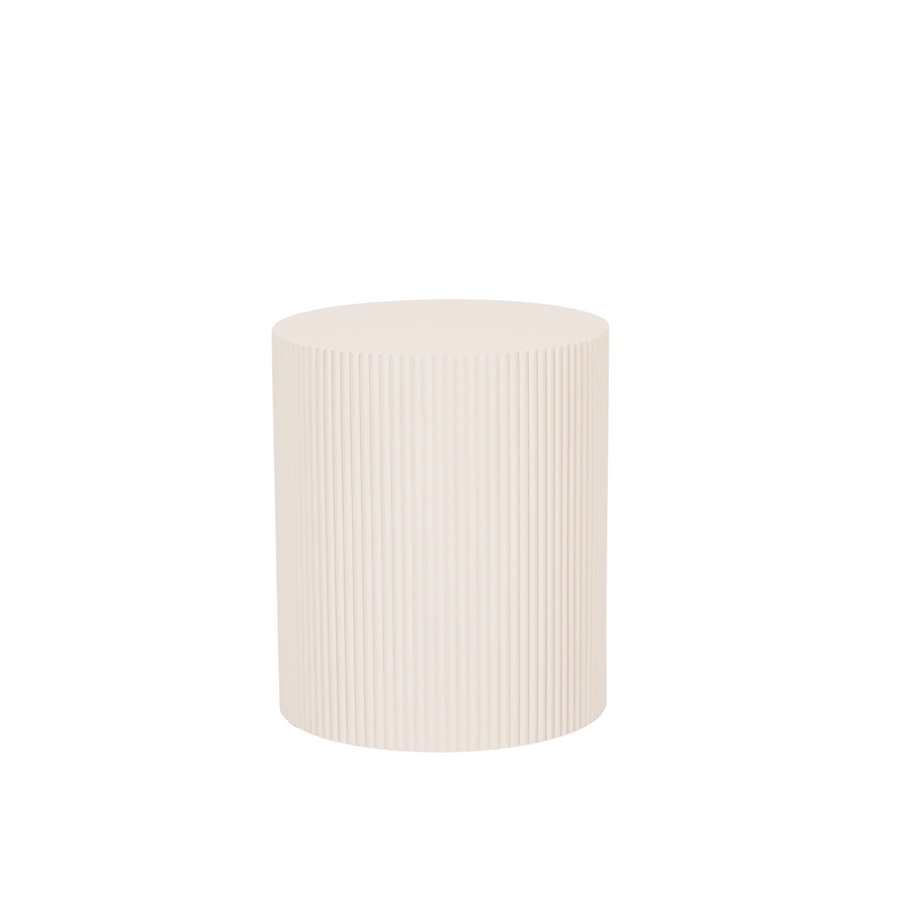 Side table - Cylinder - MDF - Sand - 39x39x45cm