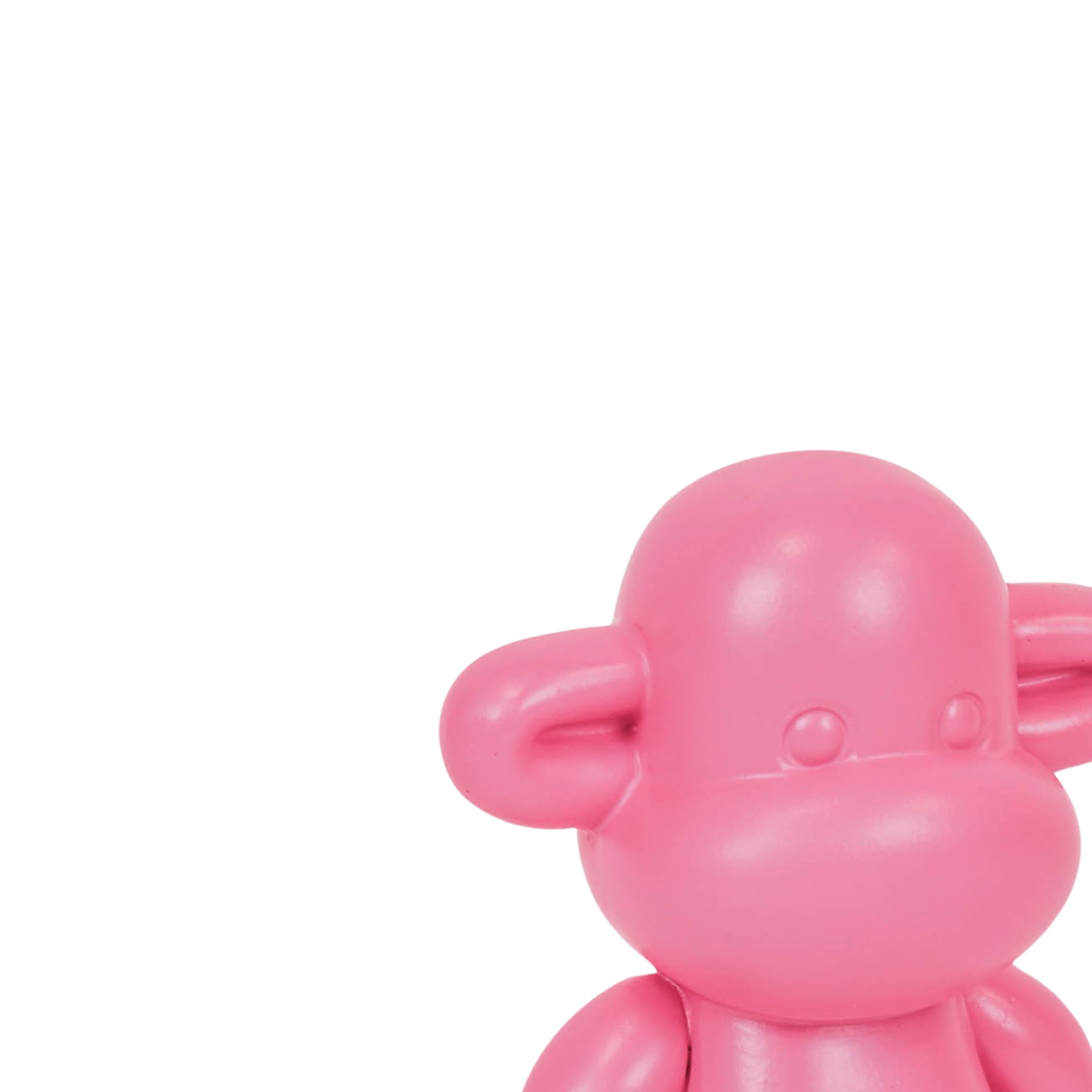 Ornament - Hang loose Aap Beeld 'The Legend' - Polyresin - Roze - 20,5x13,5x35cm