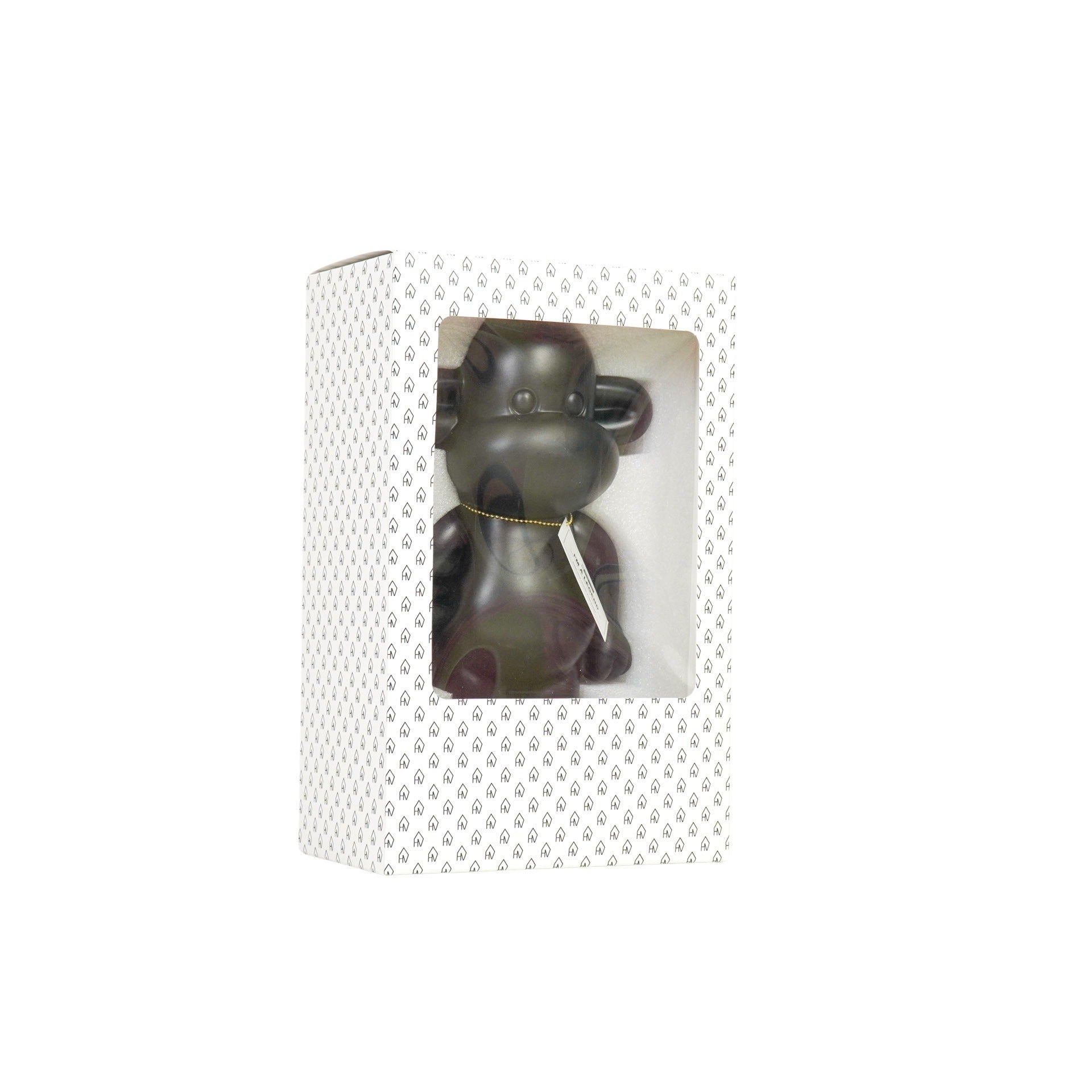 Ornament - Aap Beeld 'The Legend' - Polyresin - Zwart - 20,5x13,5x35cm