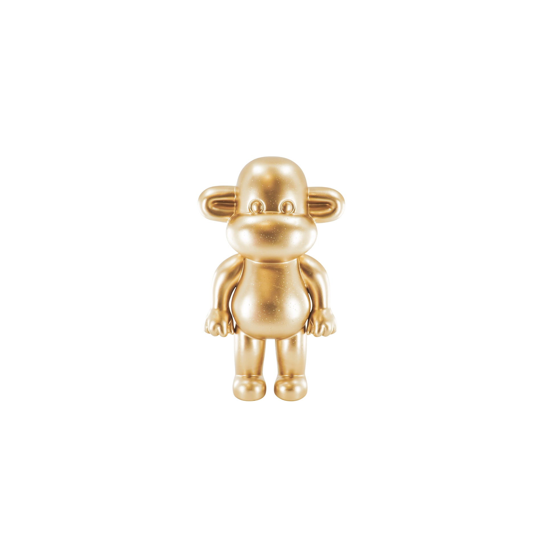 Ornament - Aap Beeld 'The Legend' - Polyresin - Goud - 11x7x19cm