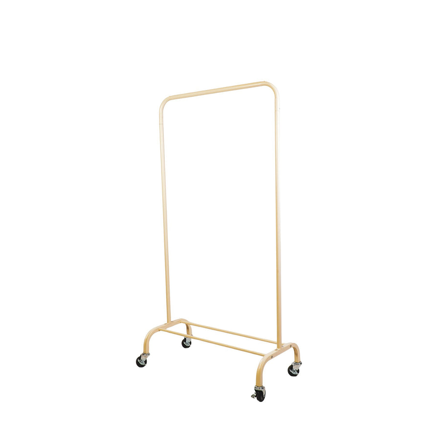 Garment rack with wheels - Metal - Sand - 80x40x155cm
