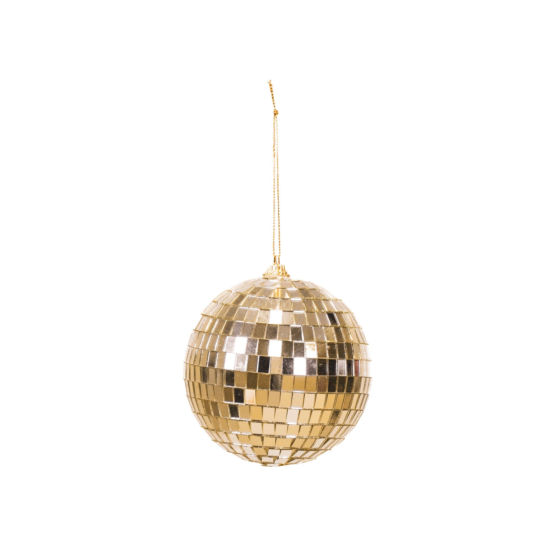 Kerstversiering -  Kersthanger - Discobal - Foam - Goud - 8x8x8cm