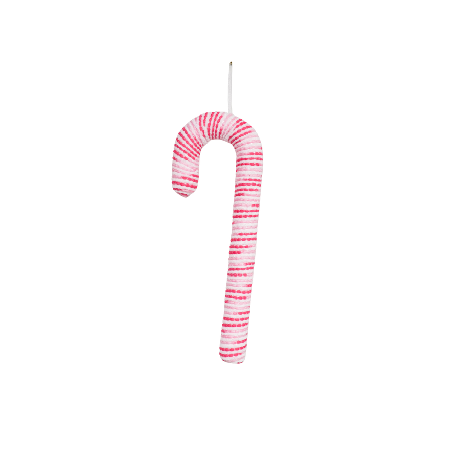 Christmas decoration - Candy cane - Pink/White - Foam - 52 cm