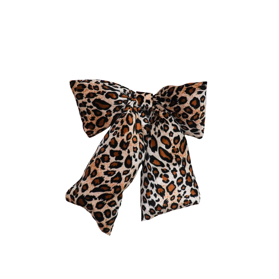 Christmas Decoration - Bow - Panther - Velvety - 32x40cm