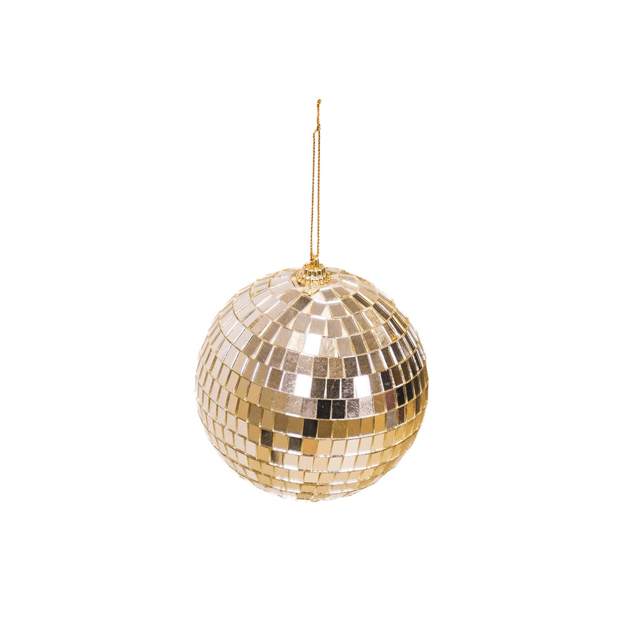 Kerstdecoratie - Kersthanger - Discobal - Schuim - Goud - 15x15x15cm