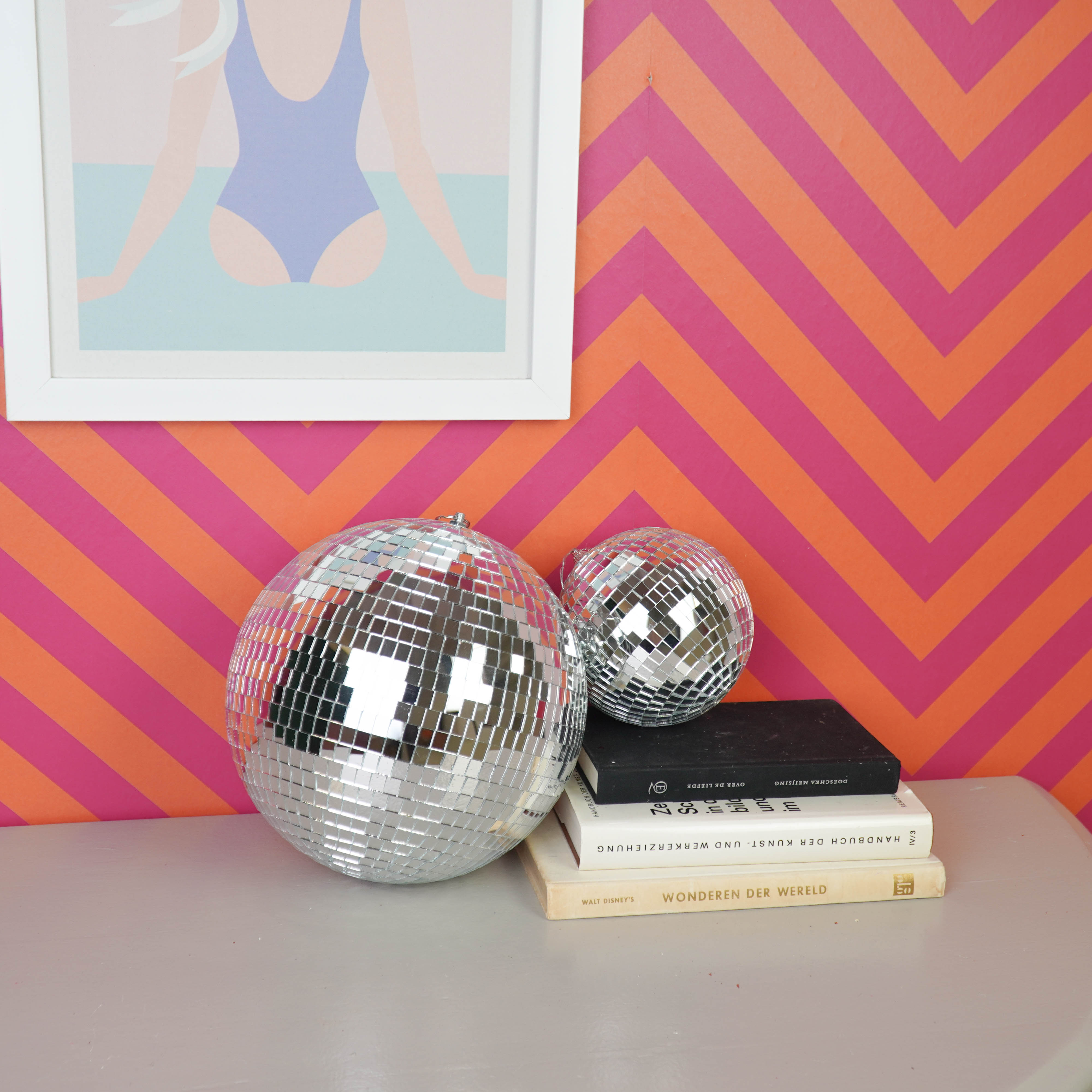 Kerstversiering -  Kersthanger - Discobal - Foam - Zilver - 15x15x15cm