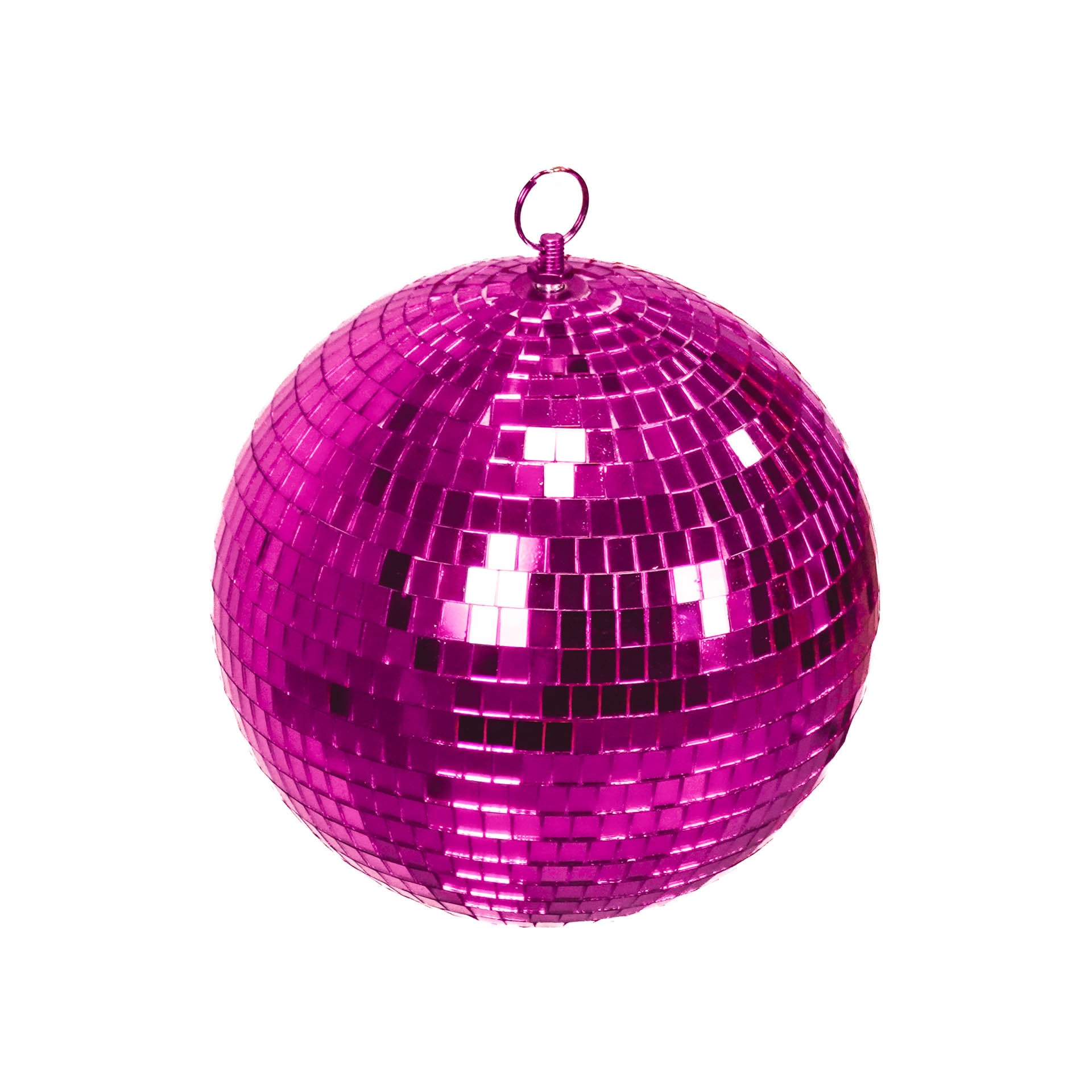 Kerstversiering -  Kersthanger - Discobal - Foam - Roze - 25x25x25cm