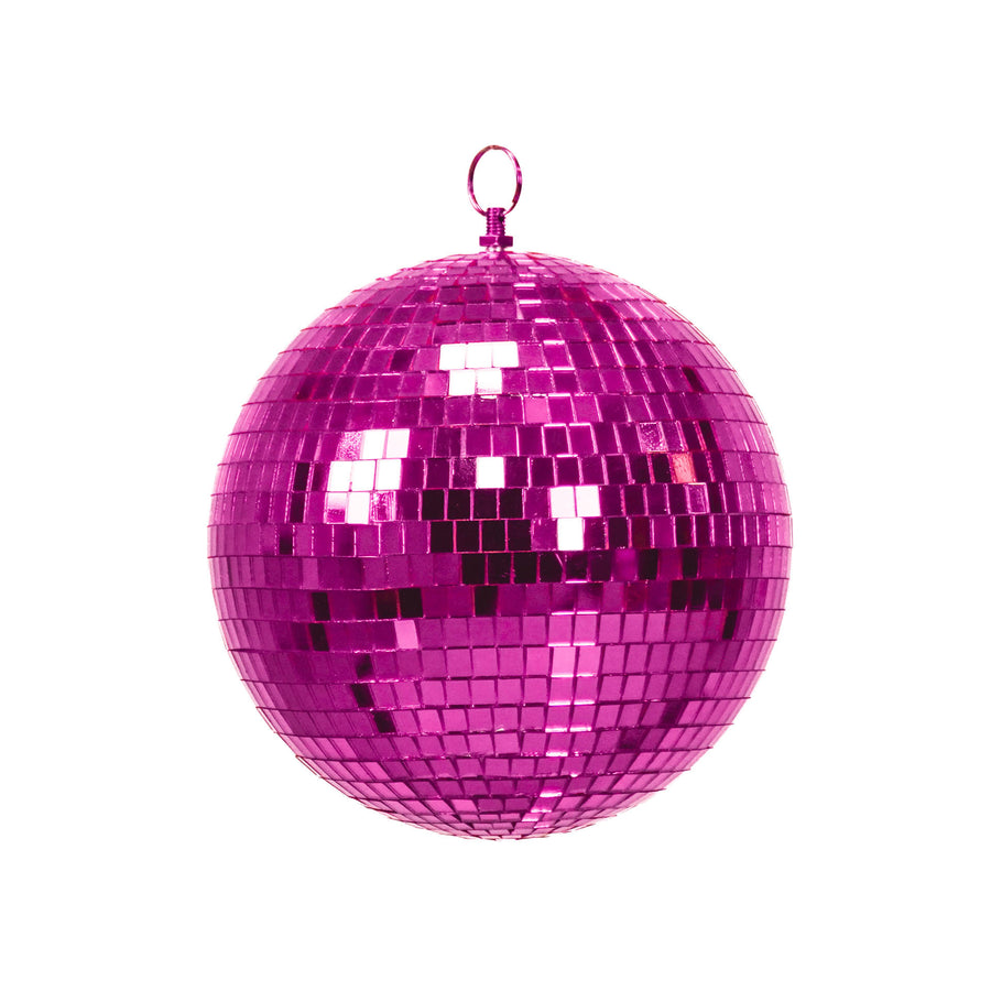 Christmas decoration - Christmas bauble - Disco ball - Foam - Pink - 30x30x30cm