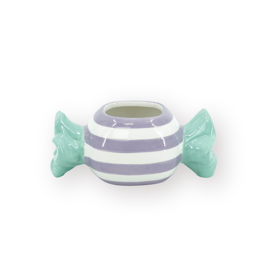 Pot - Plantenpot Snoepje - Dolomiet - Groen/Lila - 21x9.5x9.5 cm