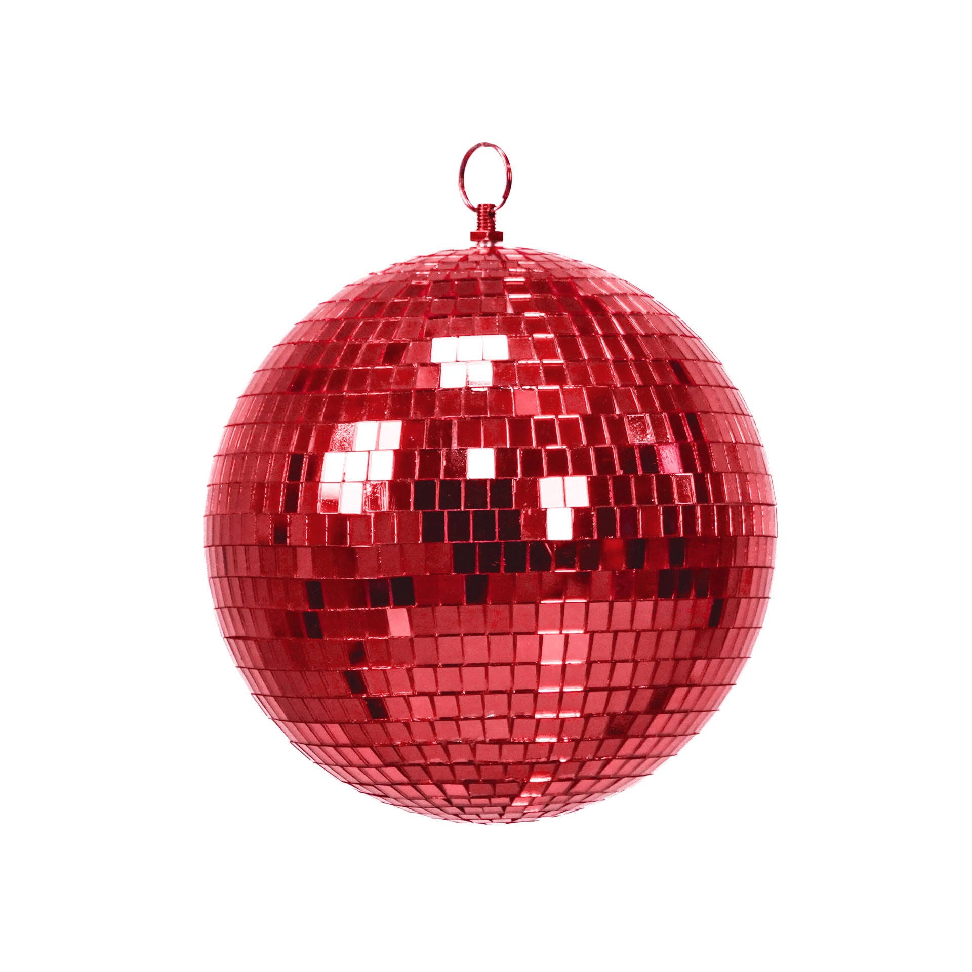 Kerstversiering -  Kersthanger - Discobal - Foam - Rood - 25x25x25cm