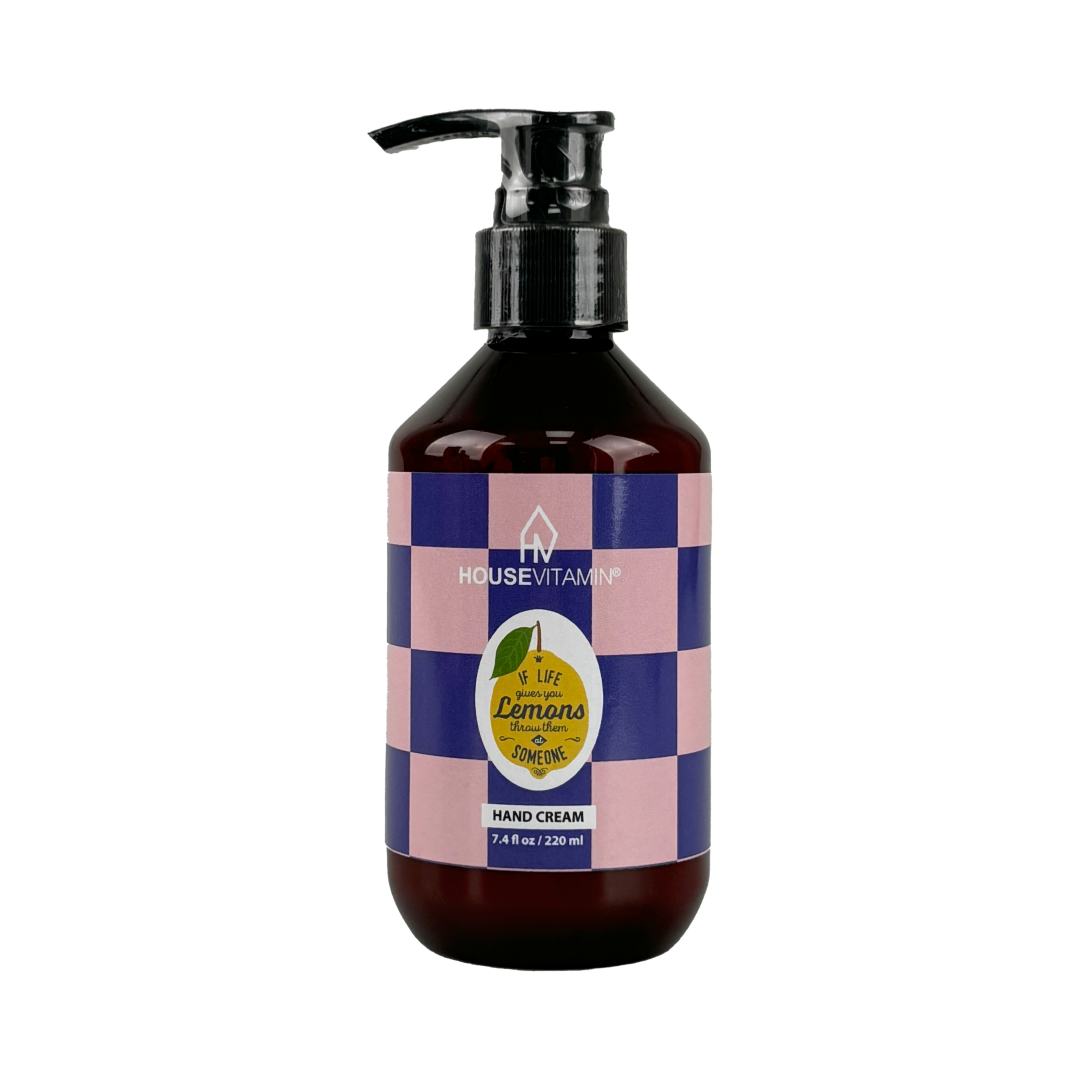 Handcrème - Vegan Handcrème Fles - Citroen/ Bergamot/ Basilicum - 150ml