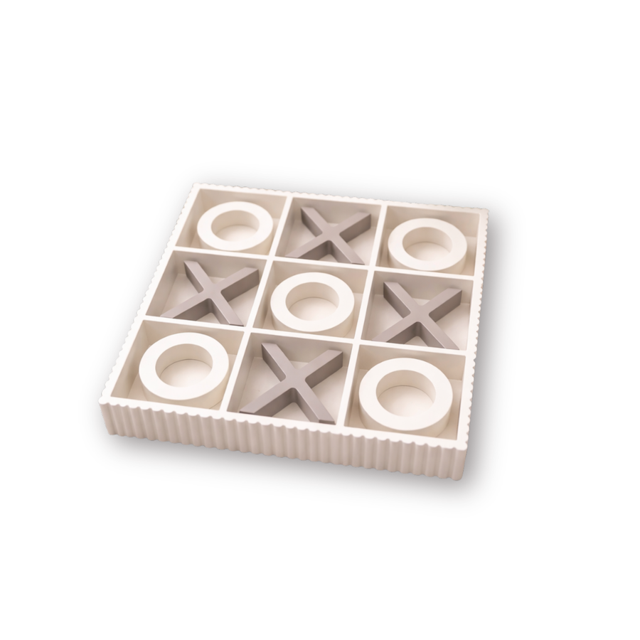 Decoration Game - Tic-Tac-Toe - Beige - 33x33x5cm