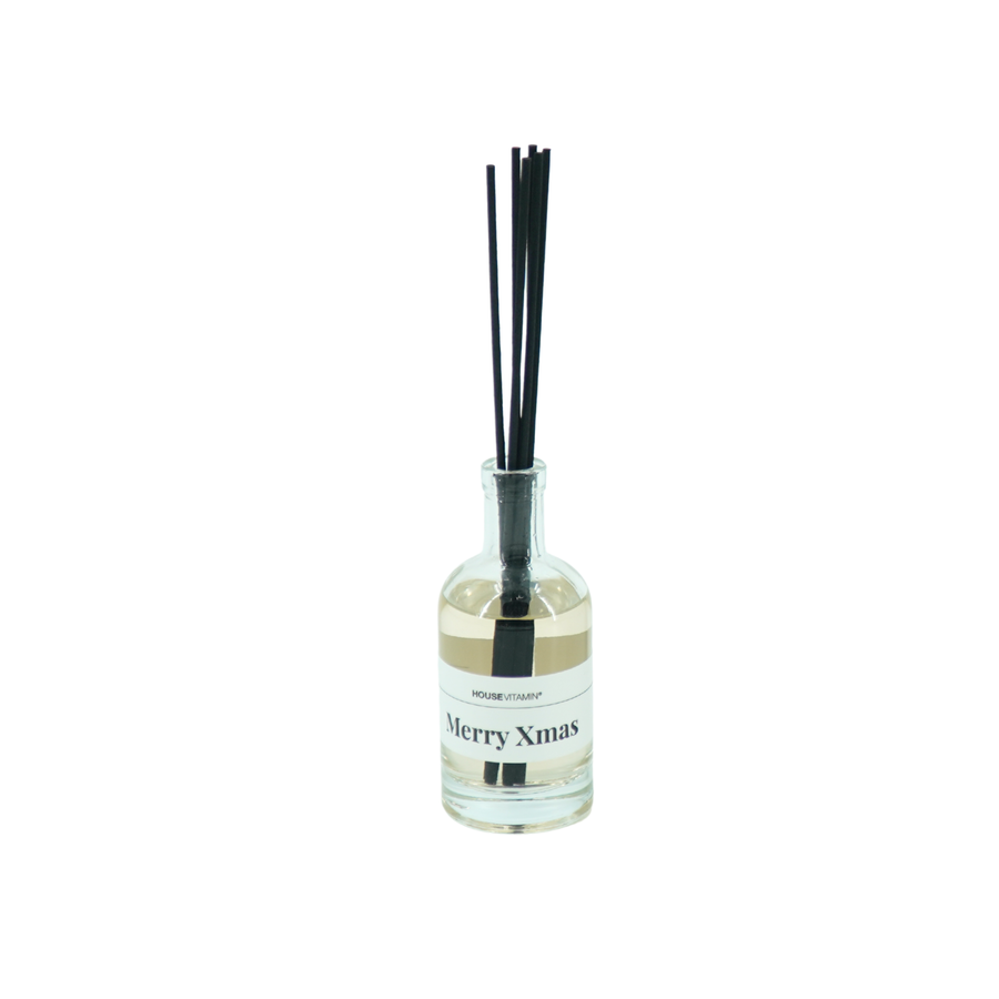 Reed diffusers - Merry Xmas - Glass - Apple/Cinnamon scent - 100ml