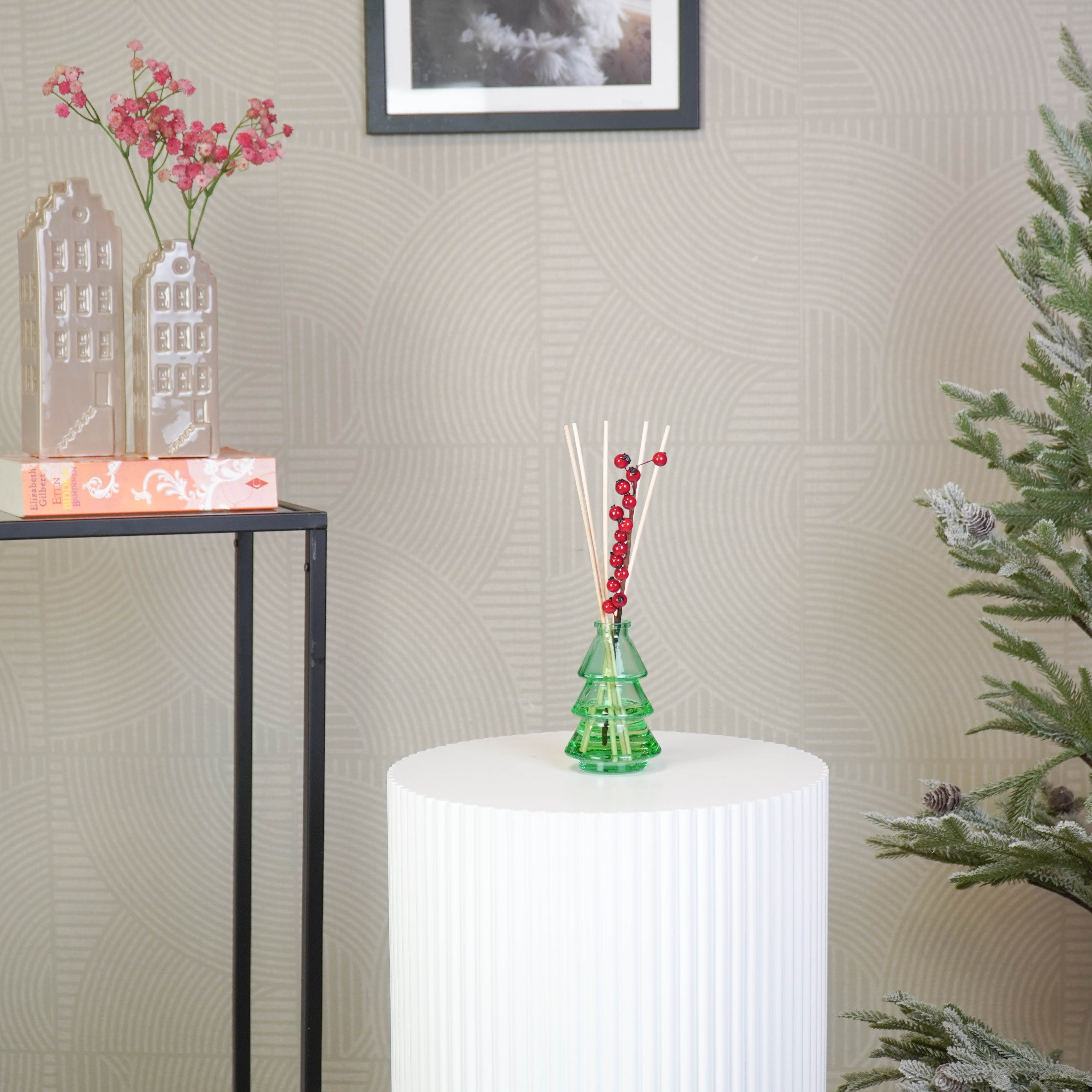 Reed Diffuser Xmas Tree – Appel & Kaneel Geur – 100ml