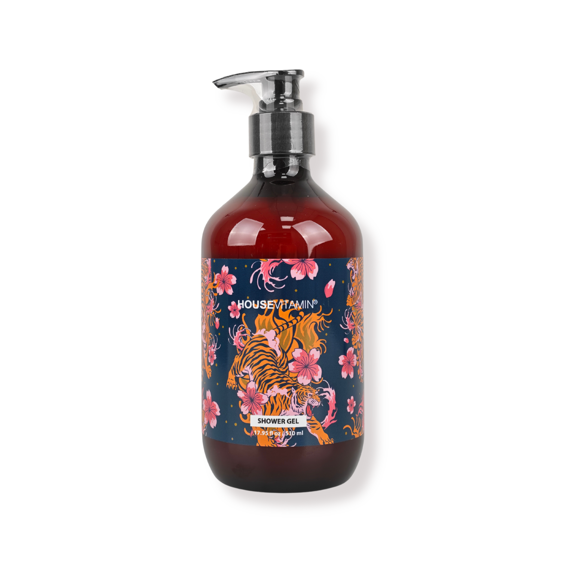 Shower Gel - Vegan Shower Gel Pump Bottle - Spicy - 510ml