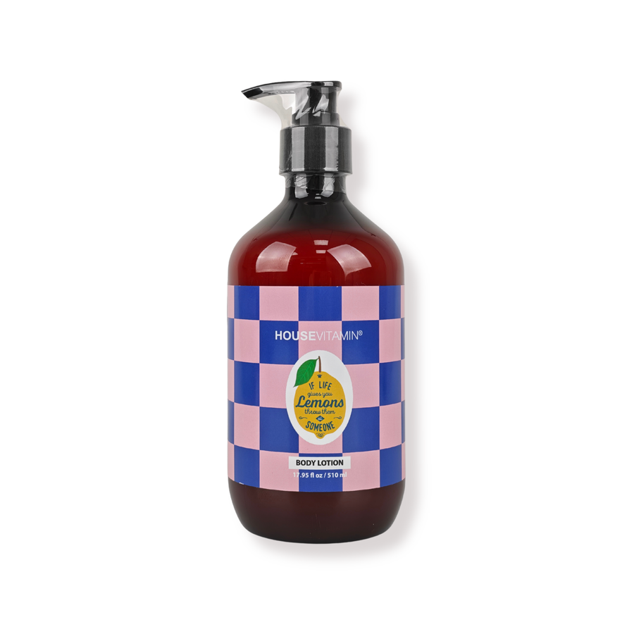 Body Lotion - Vegan Bodylotion Pompflacon - Citroen | Bergamot | Basilicum - 510ml