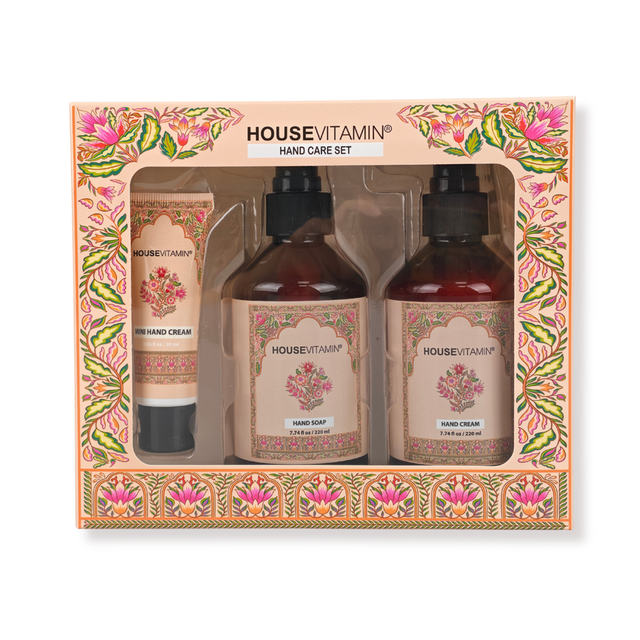 Handverzorging Giftset - Veganistische Handzeep | Handcrème - Amber