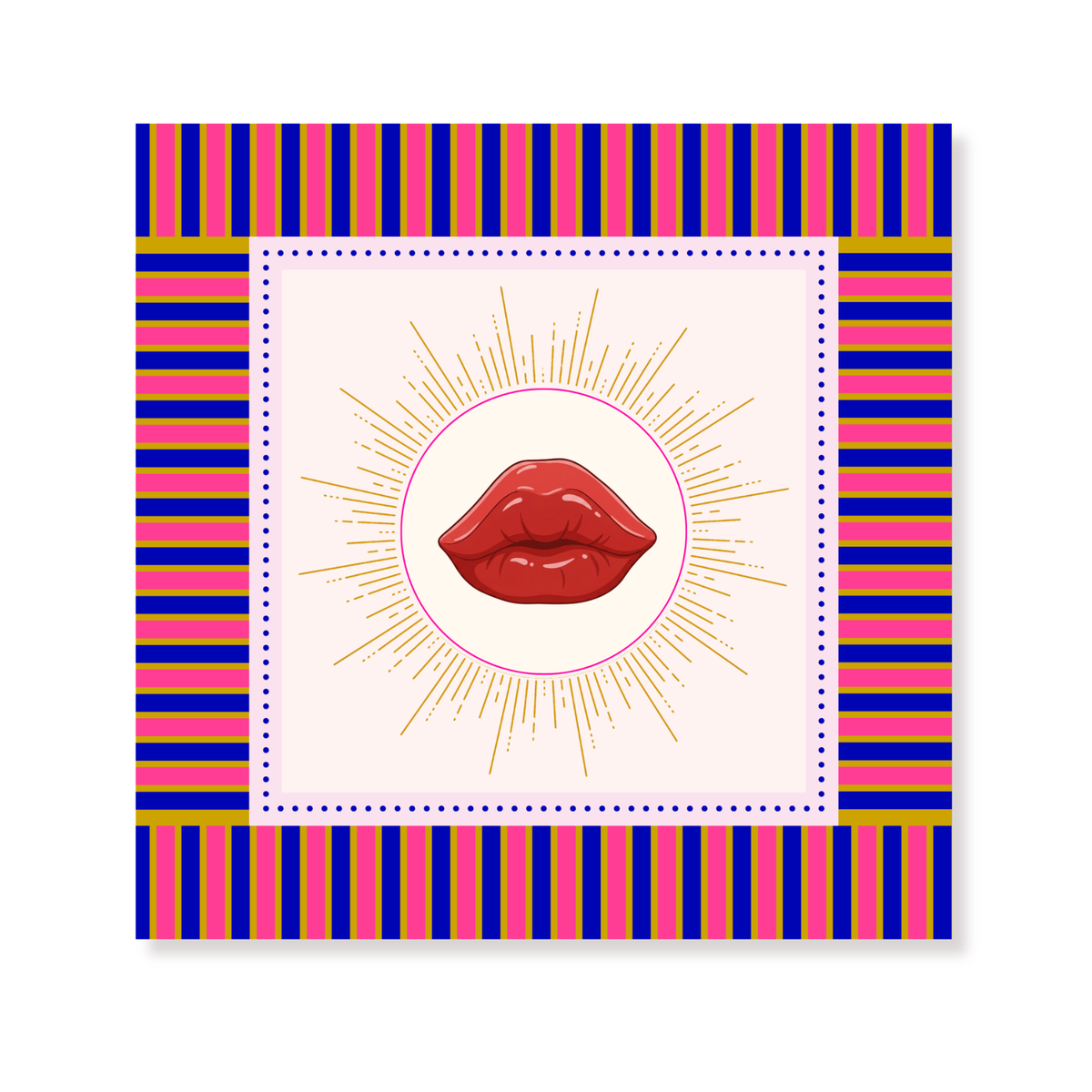 Paper Napkins “Lips” –Display Pack 12 Packs