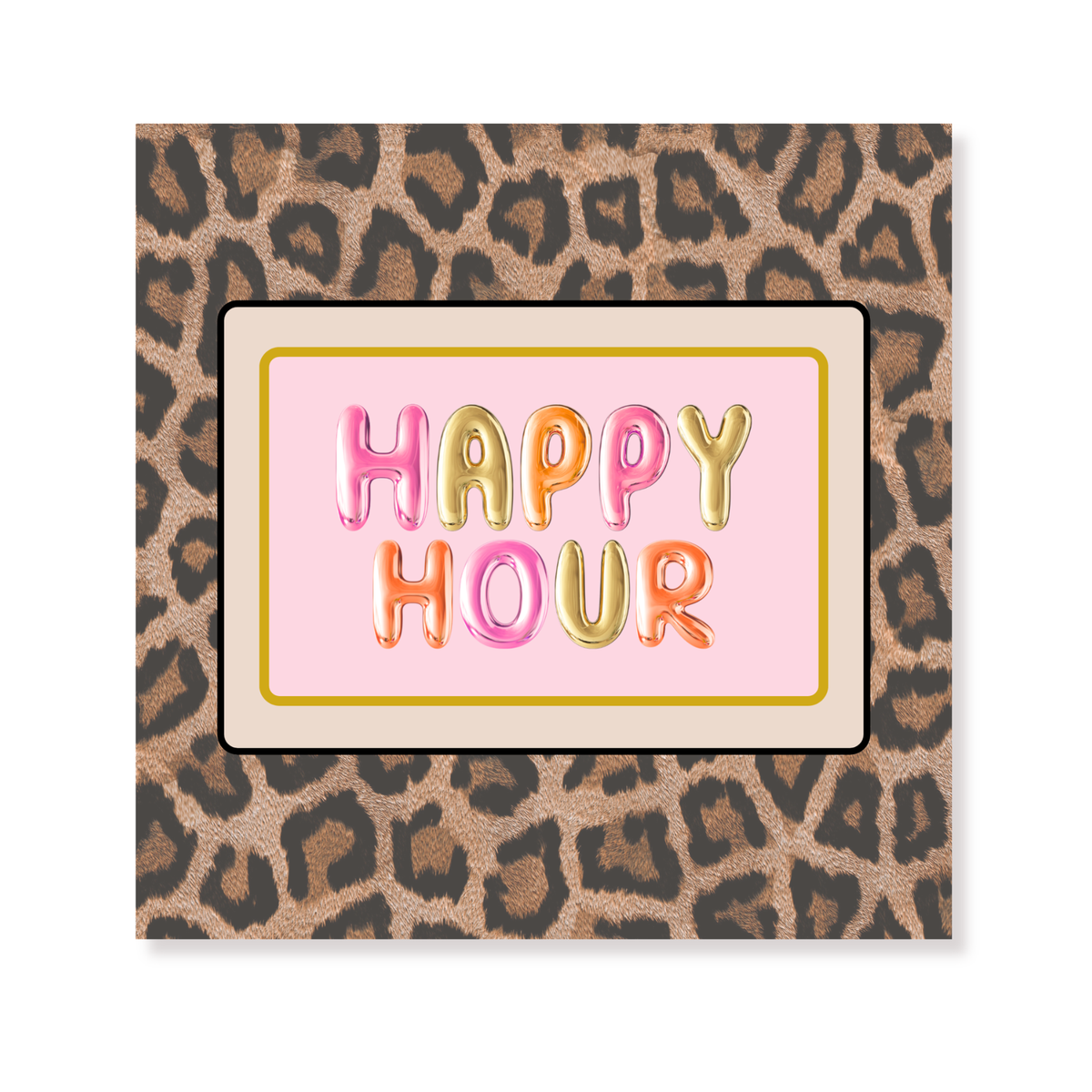 Paper Napkins “Happy Hour” –Display Pack 12 Packs