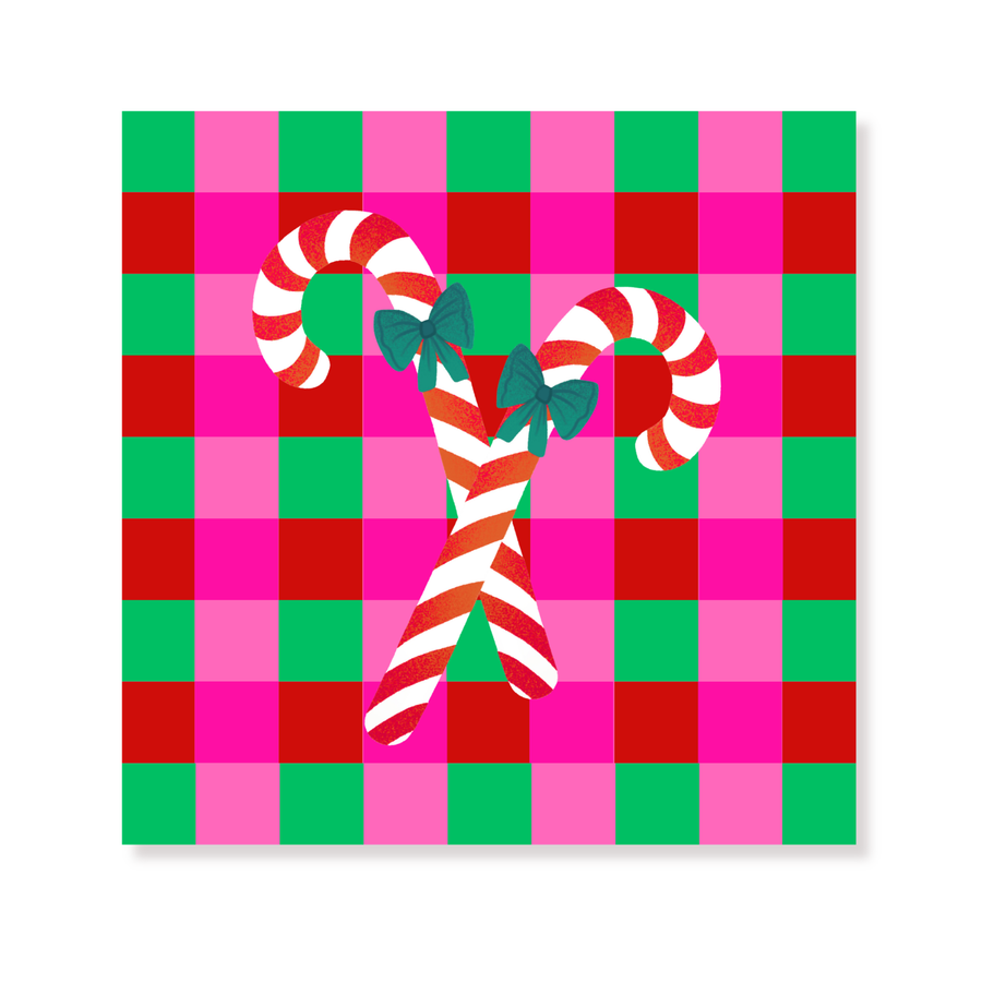 Paper Napkins “Candy Cane” –Display Pack 12 Packs
