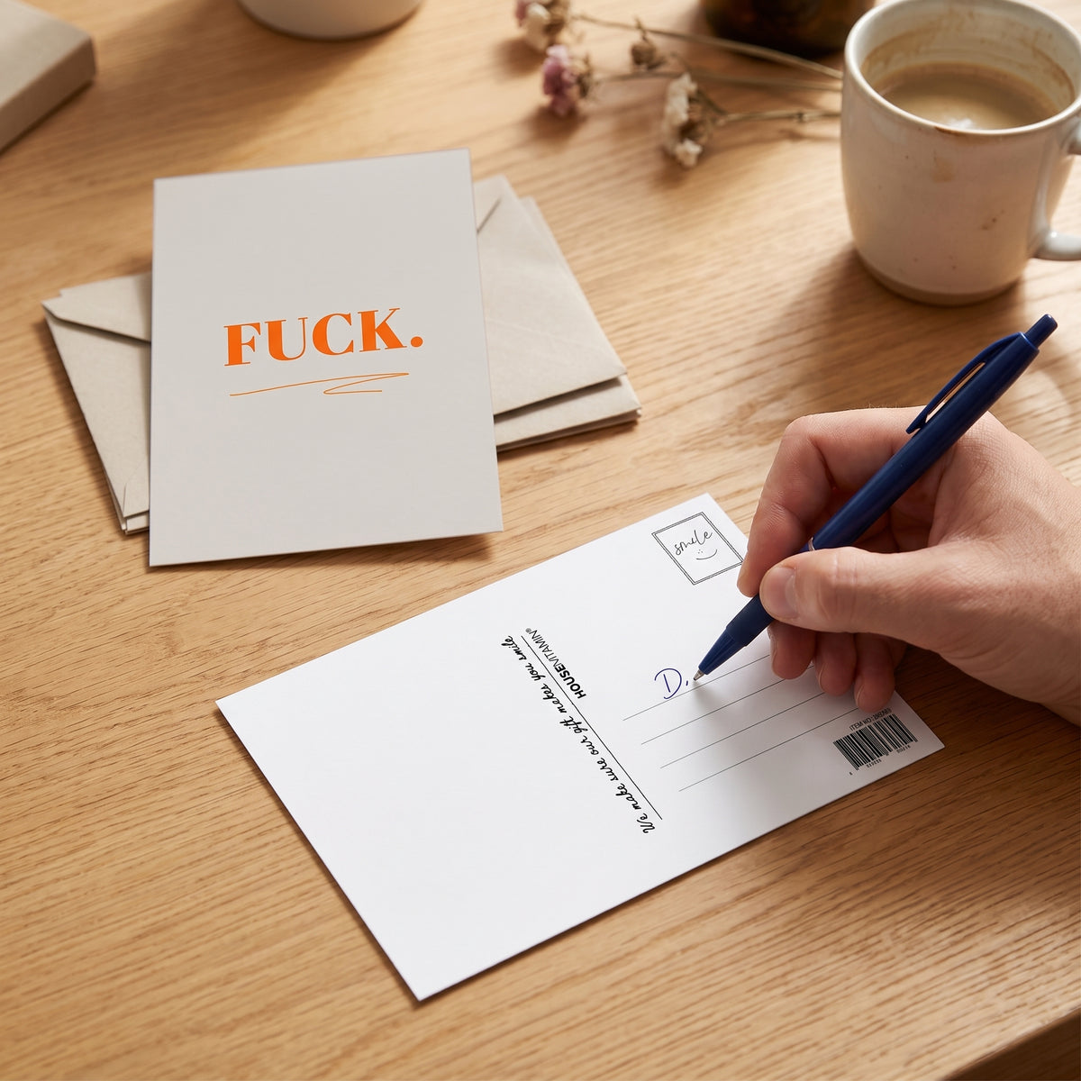Ansichtkaart - Fuck - Papier - Set of 5 - A6