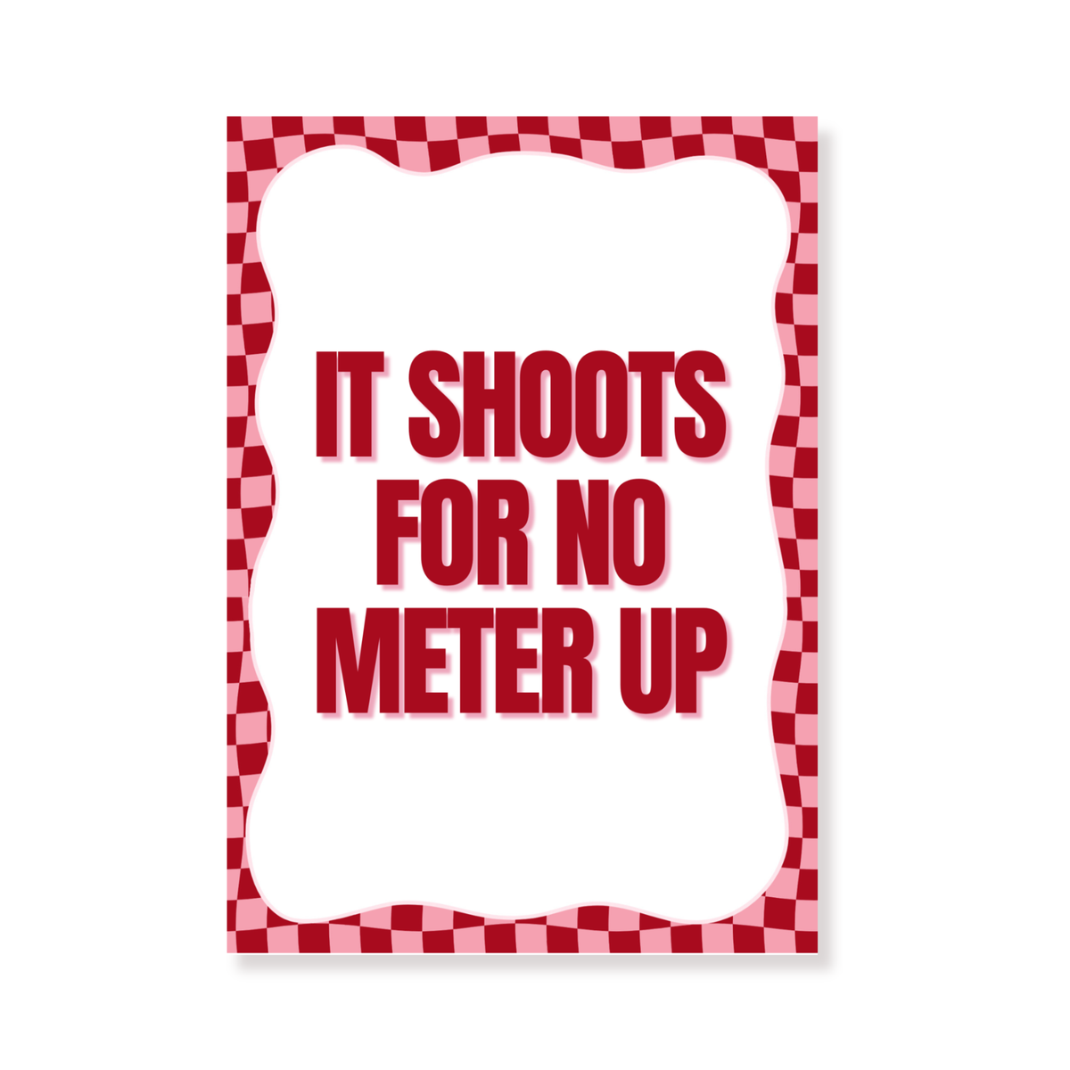 Ansichtkaart - It shoots for no meter up - Papier - Set of 5 - A6