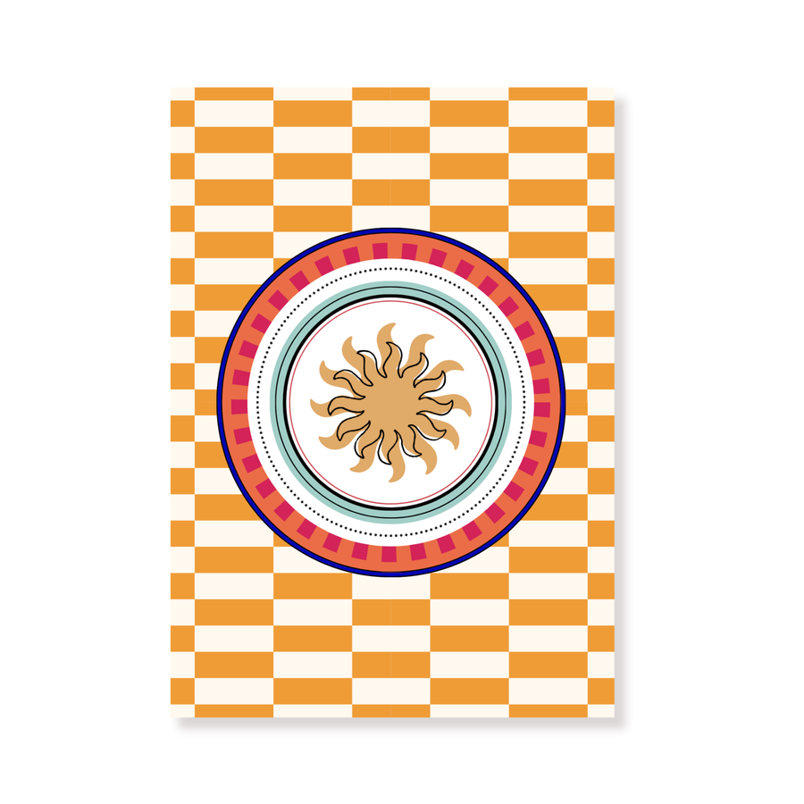 Ansichtkaart - Zon - Papier - Set of 5 - A6