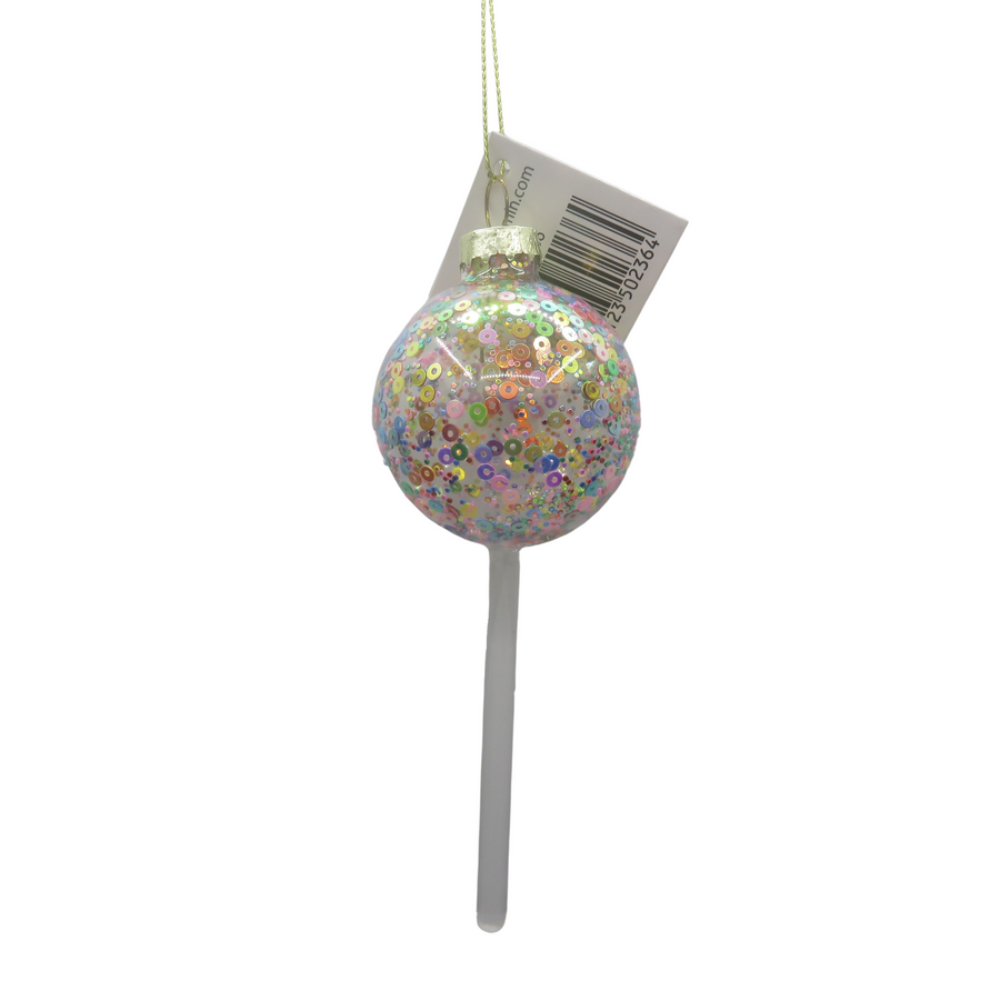 Christmas ornament - Lollipop - Glass - 5x5x13.5cm